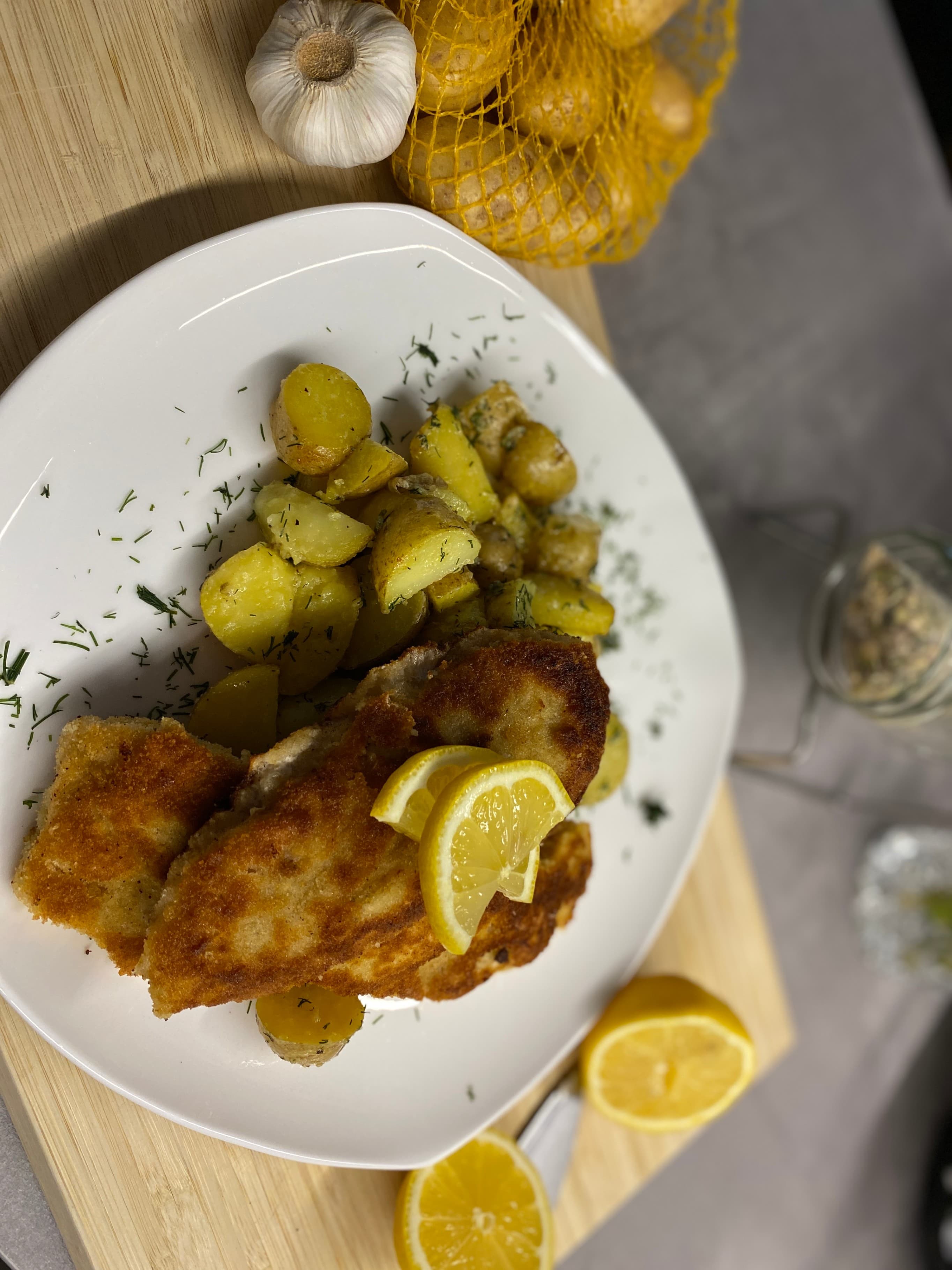 Schnitzel with PotatoesRecipe Image