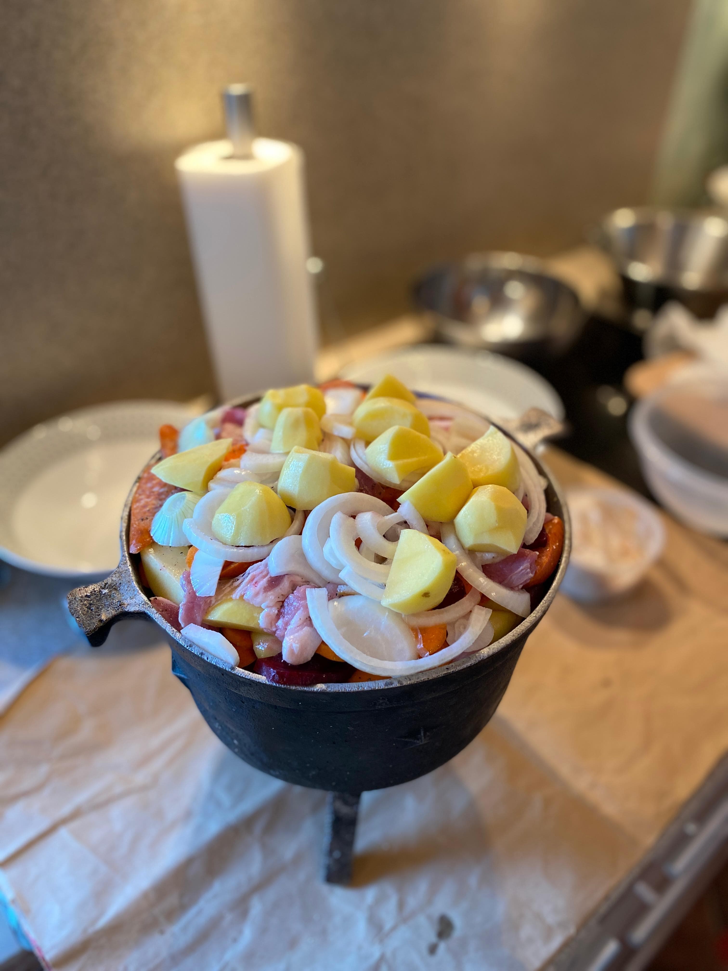 Polish Traditional Prażonki/Kociołek Recipe Image