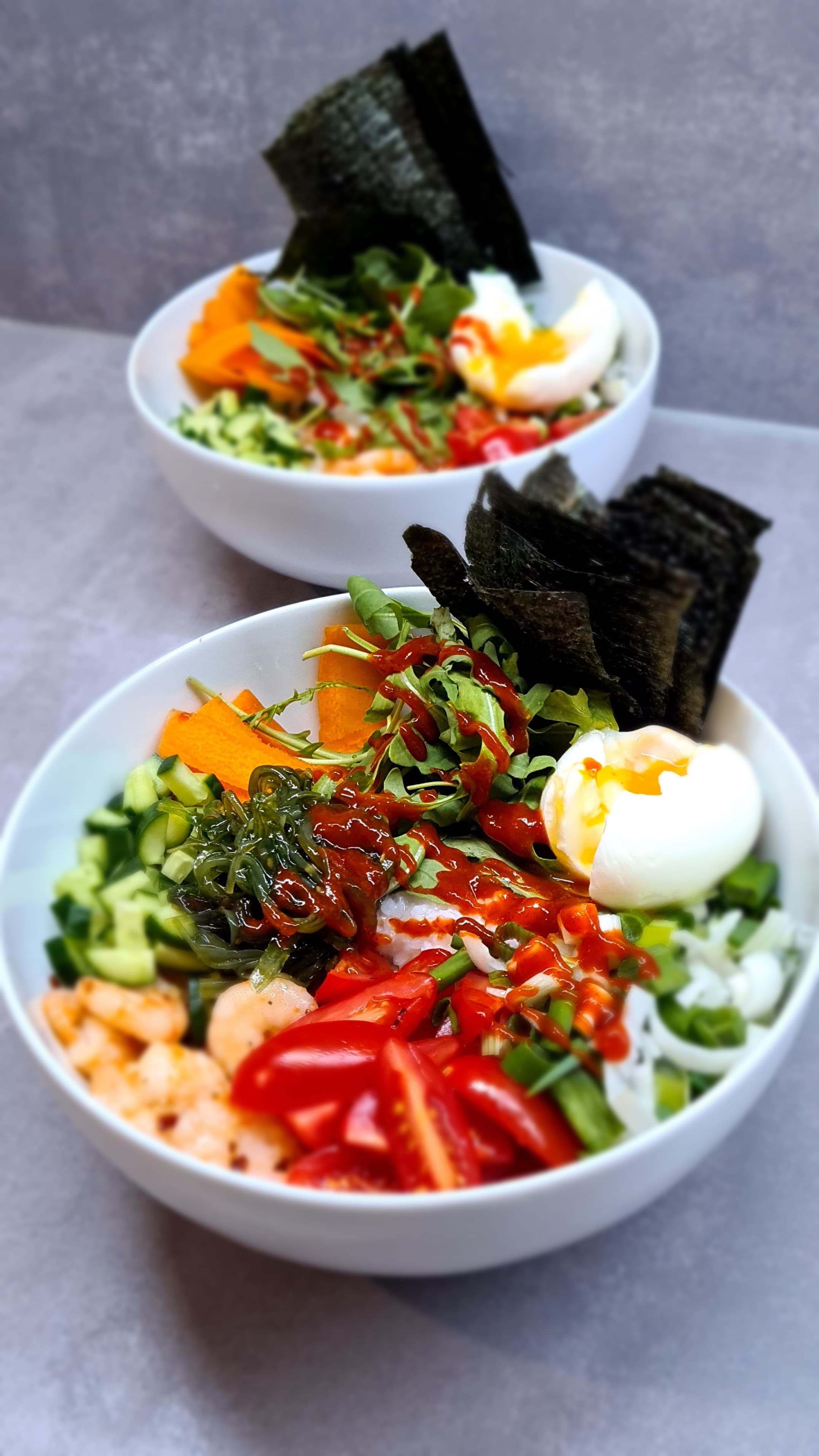 Garnelen- & Wakame-Sushi-BowlRecipe Image