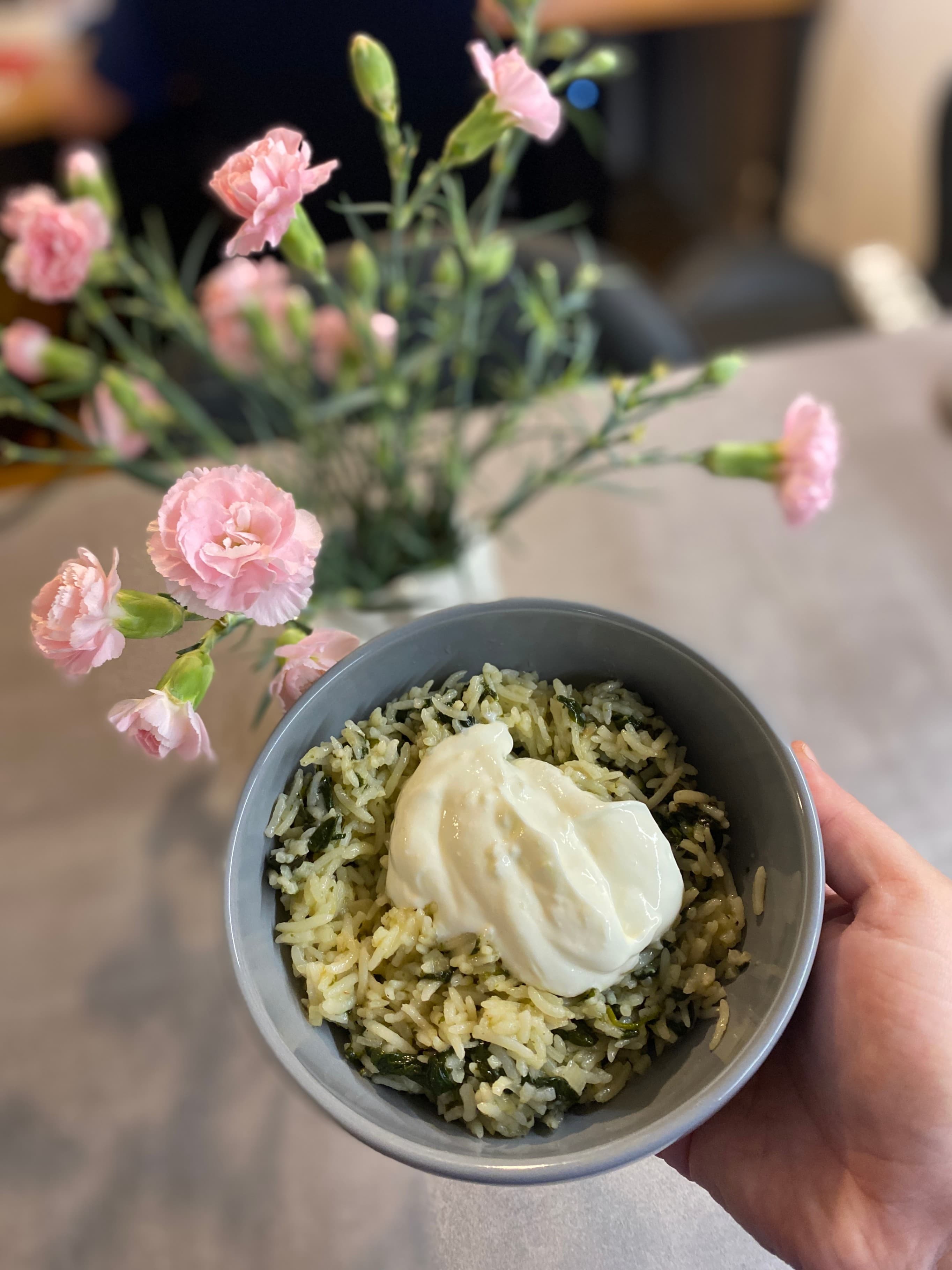 Rice with SpinachRecipe Image