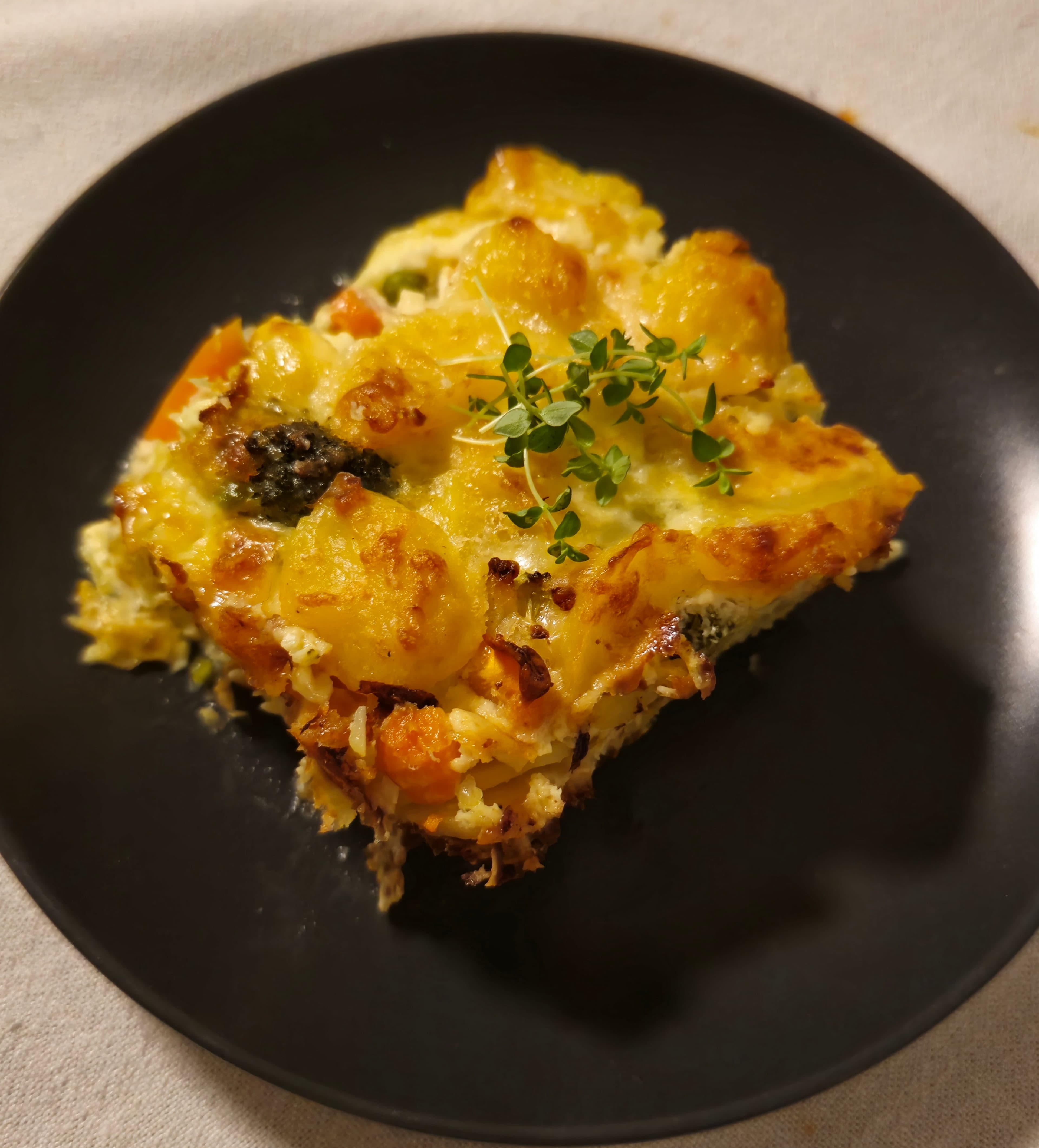 GRATÍN DE PATATAS Y VERDURASRecipe Image