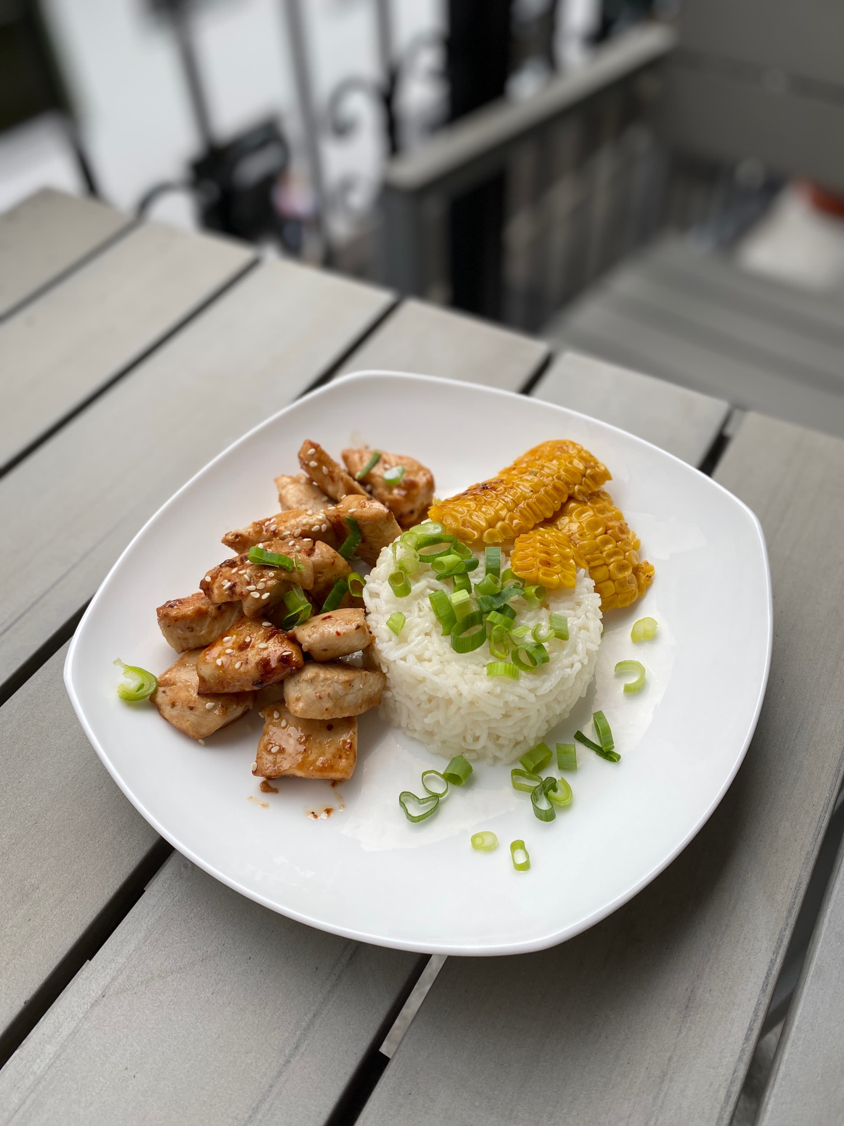 Garlic Chicken with Rice Recipe Image