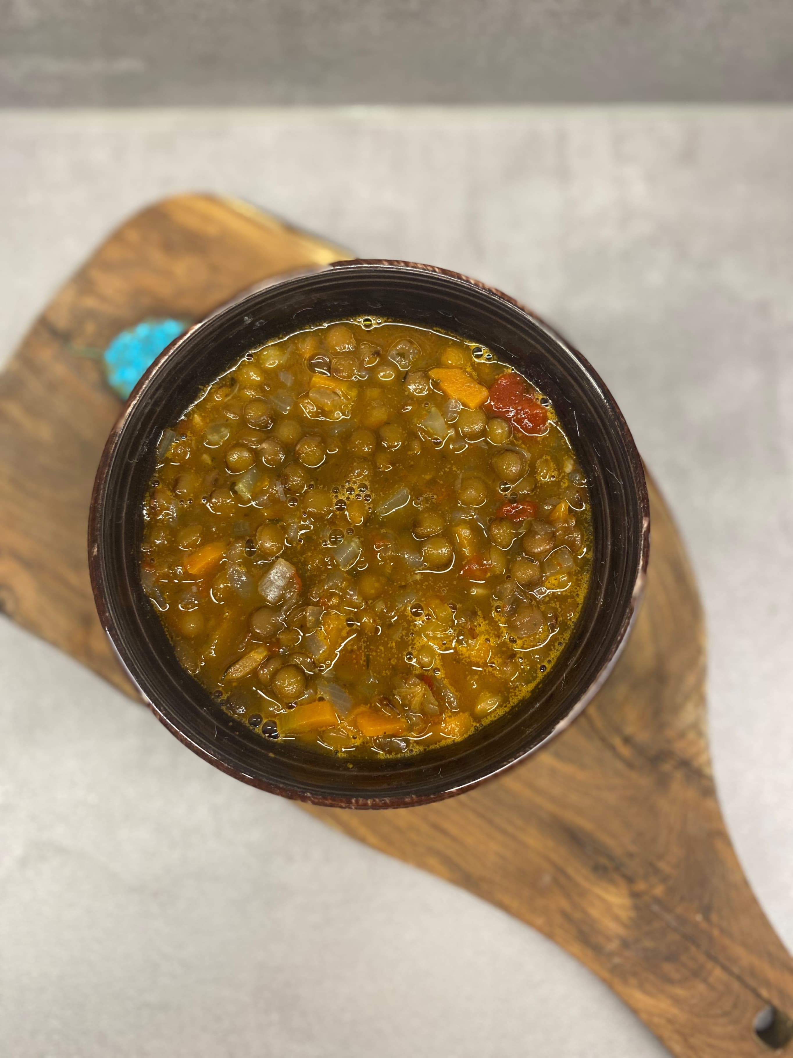 Кафява лещена супа Recipe Image