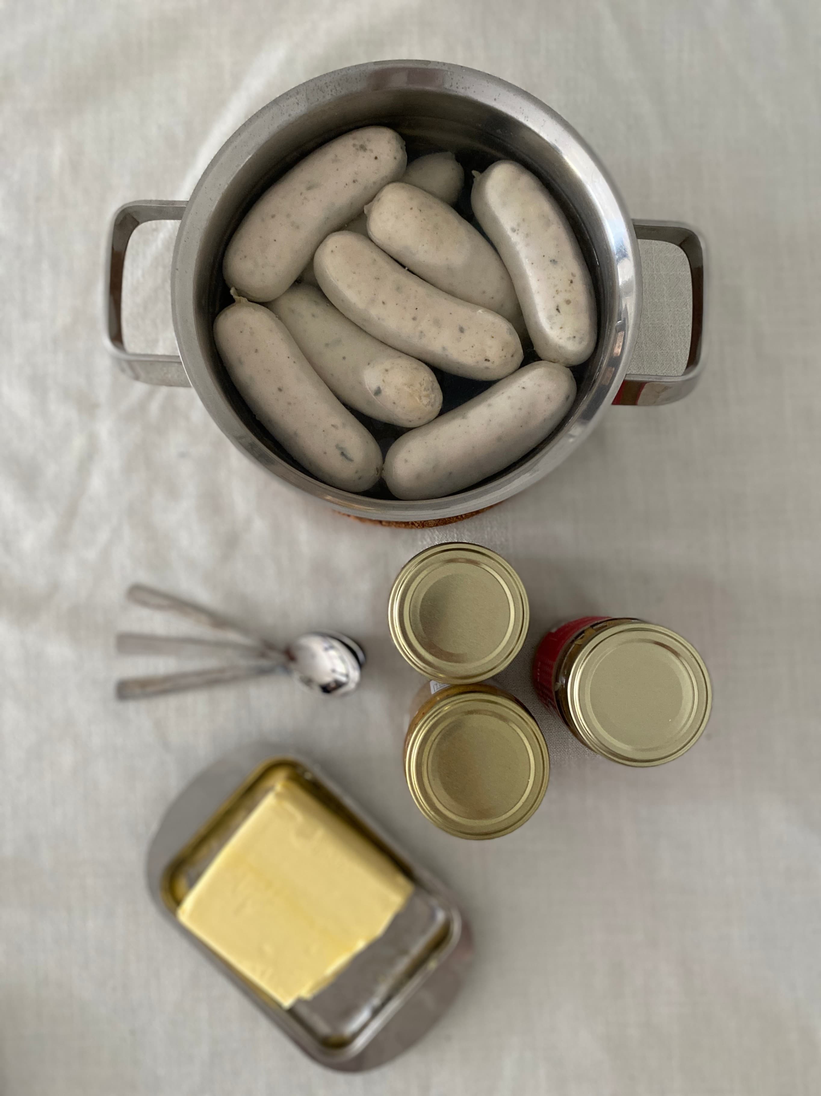 Bavarian Weißwurst BreakfastRecipe Image
