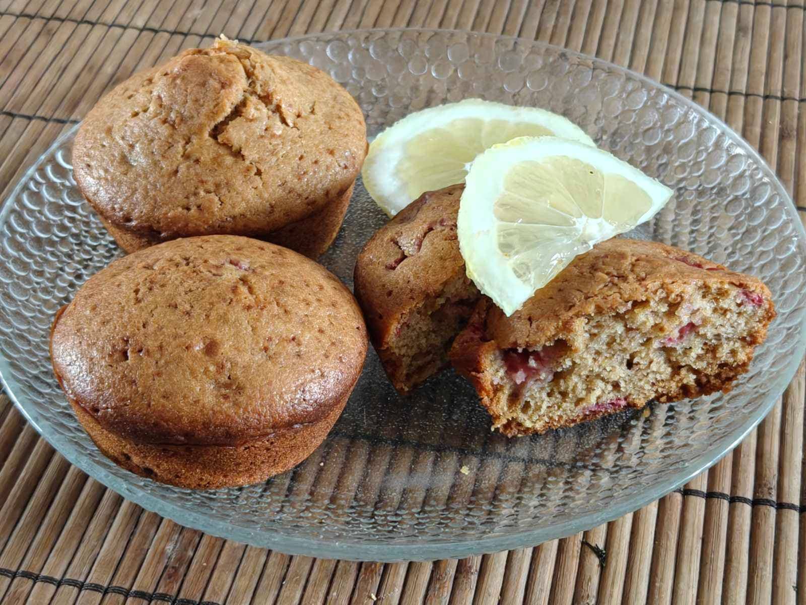 Cytrynowe muffiny z malinamiRecipe Image