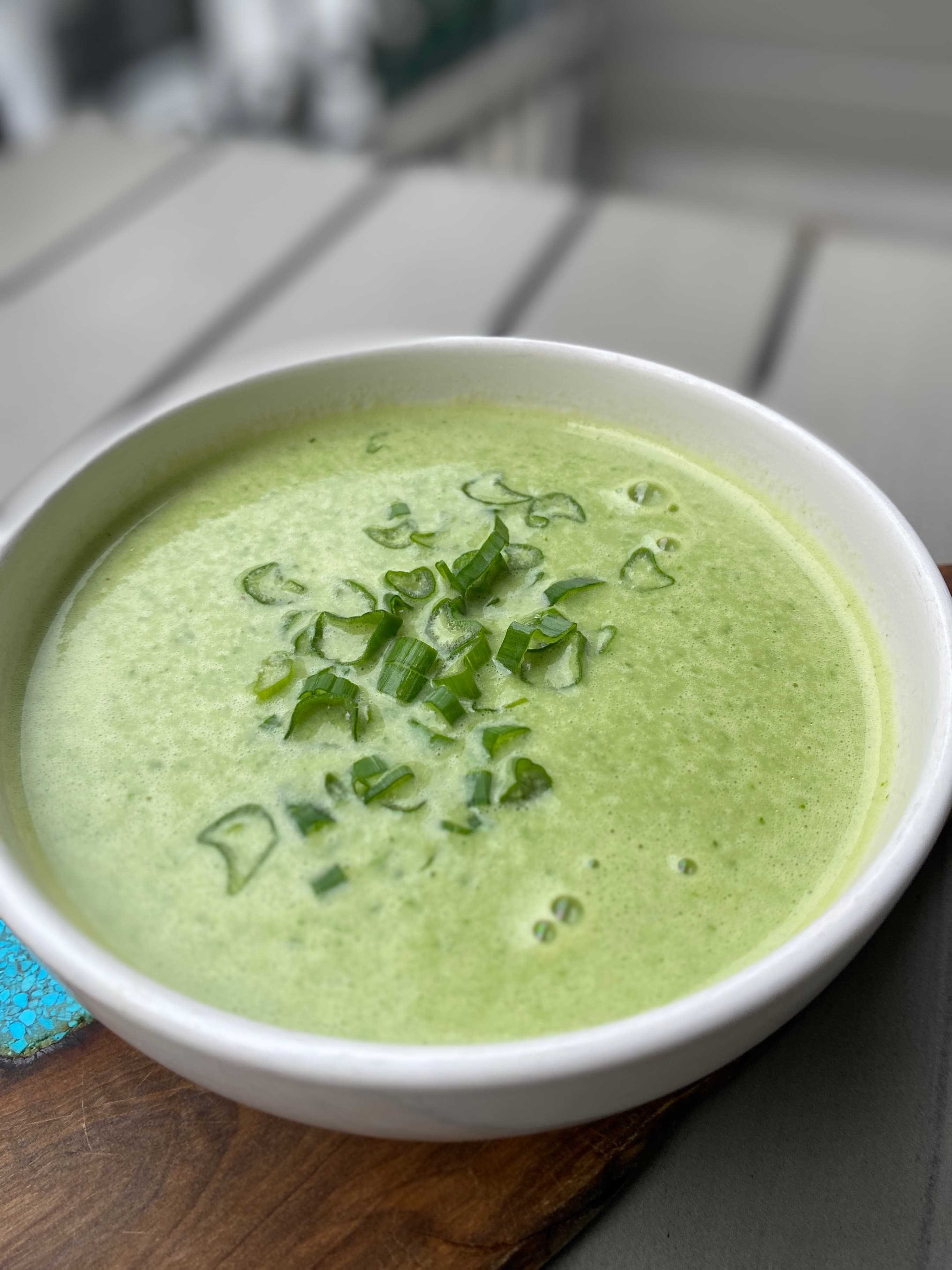 Cremige Bärlauchsuppe mit brauner Butter Recipe Image