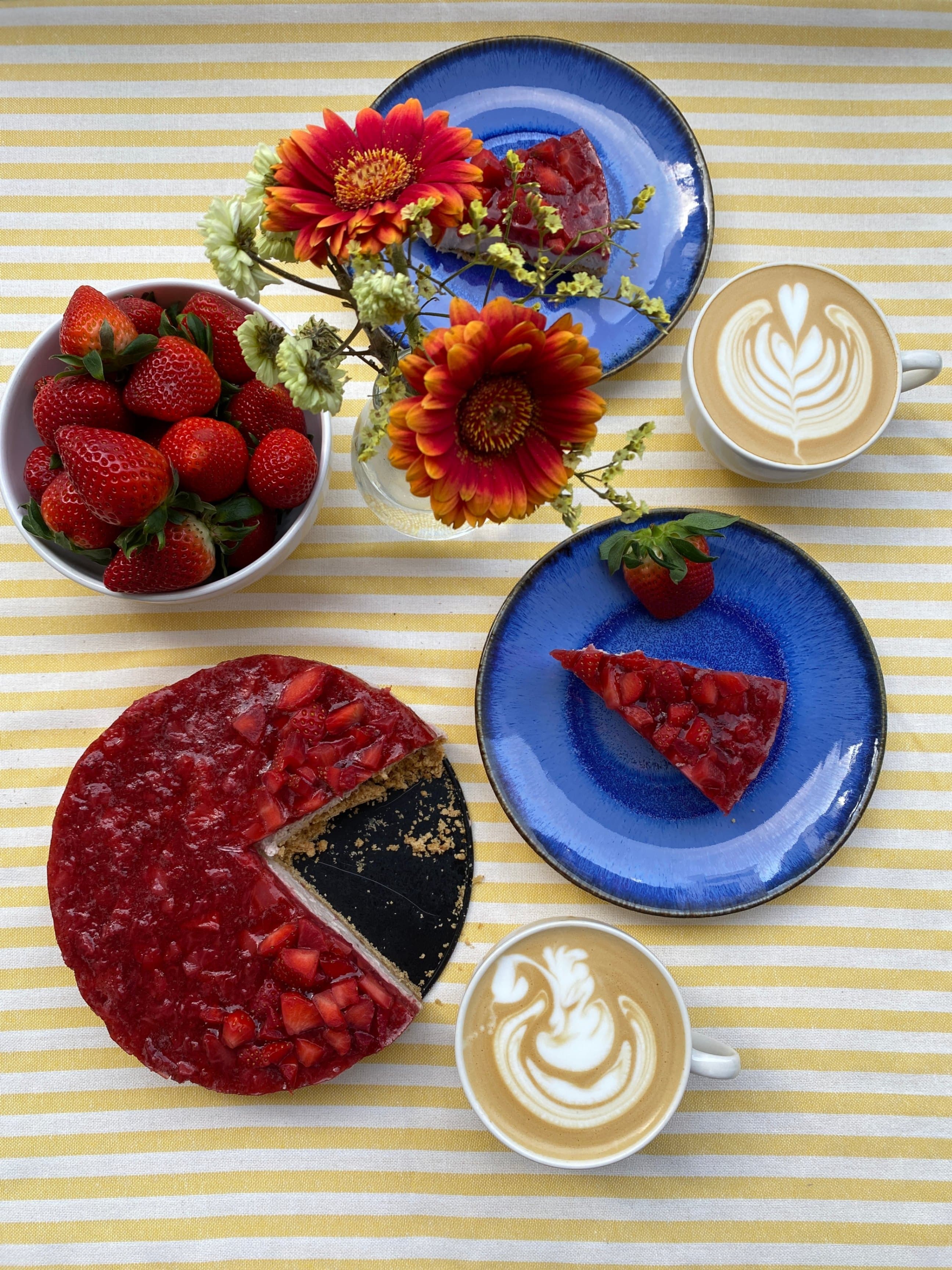 Strawberry Banana CheesecakeRecipe Image