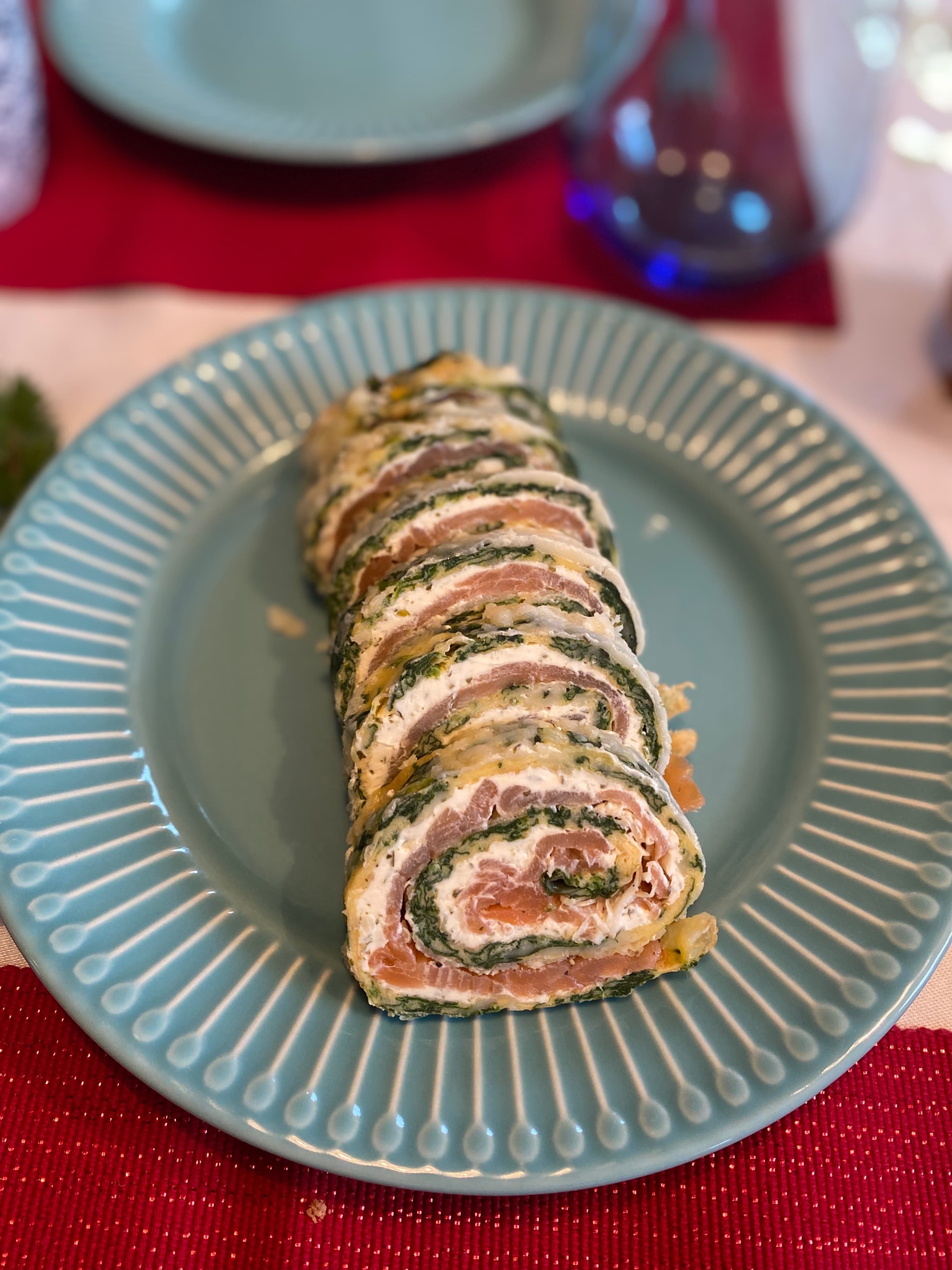 Savory Salmon & Spinach Roll Recipe Image