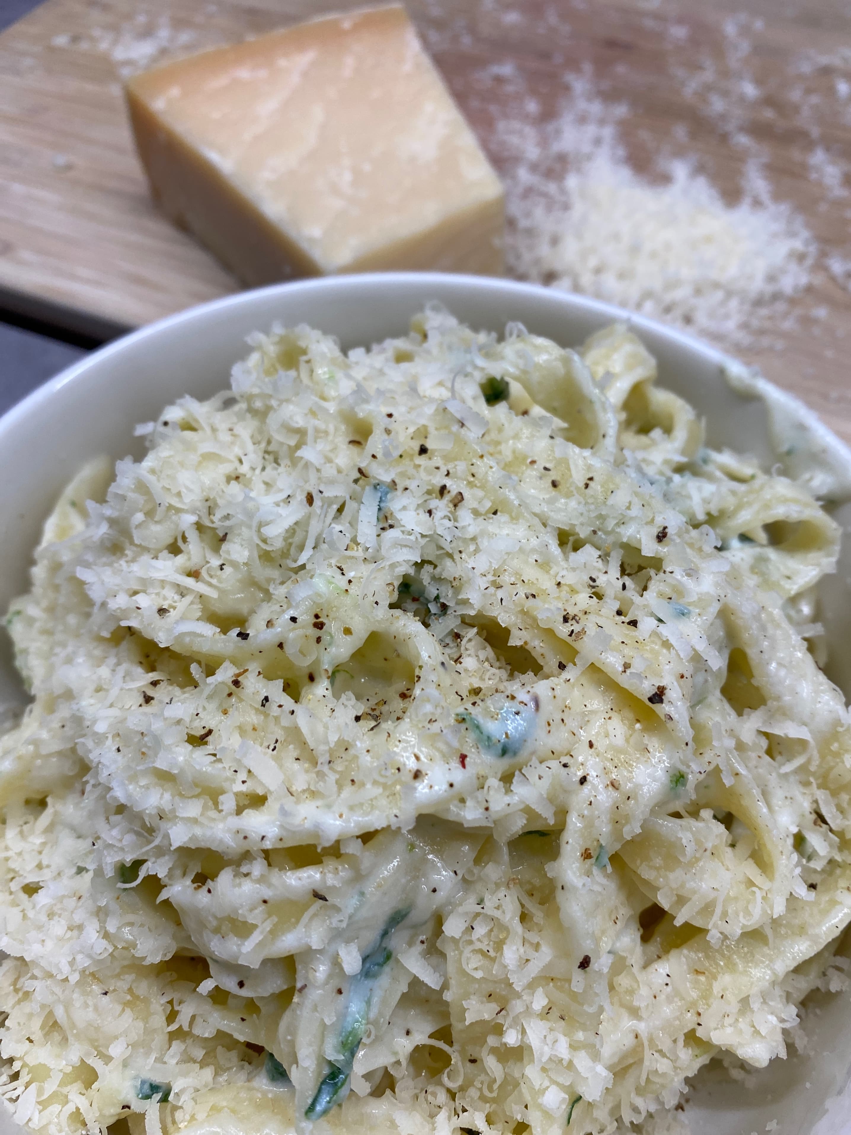 Tagliatelle z kremowym nadzieniem do ravioli Recipe Image