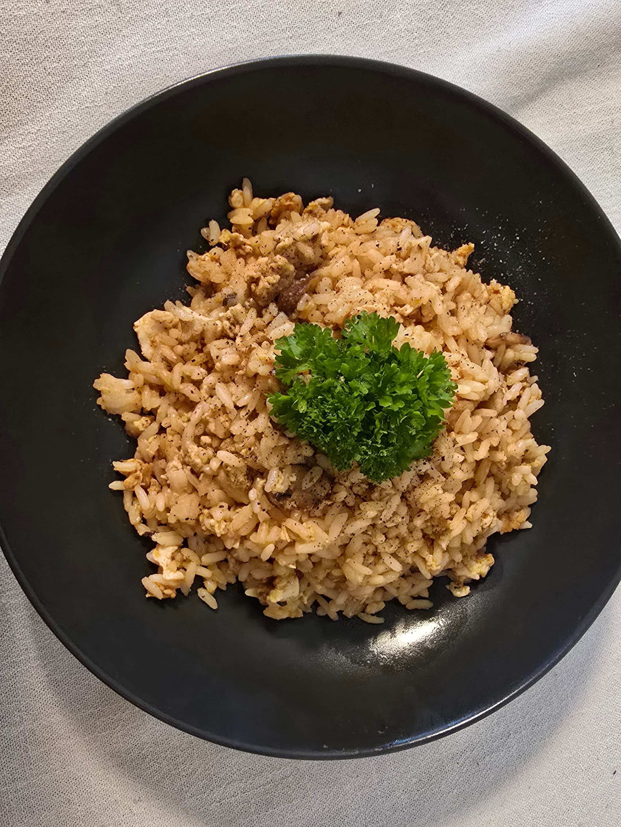 EGG RICE WITH MUSHROOMSRecipe Image