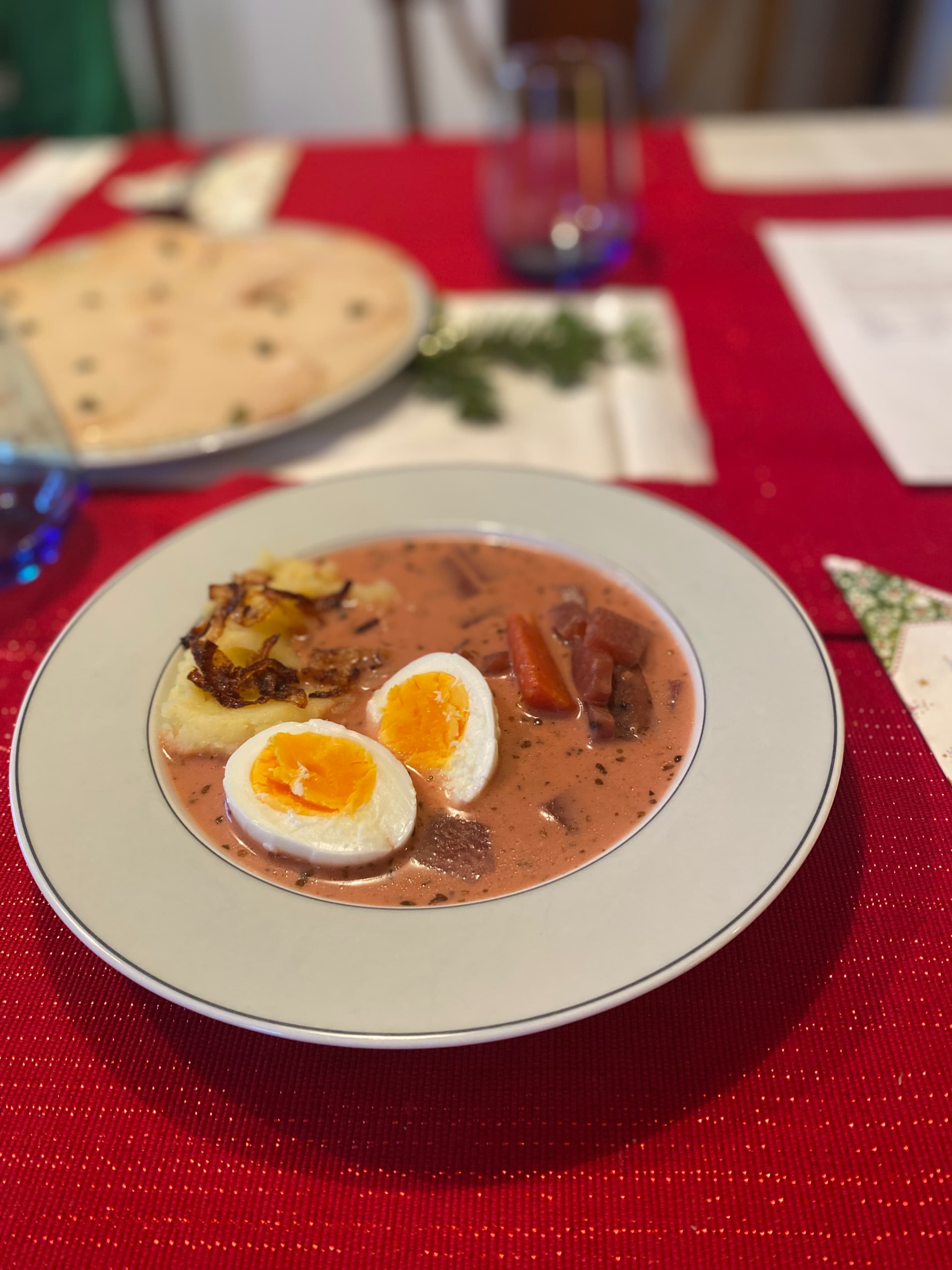 Red Żurek Recipe Image