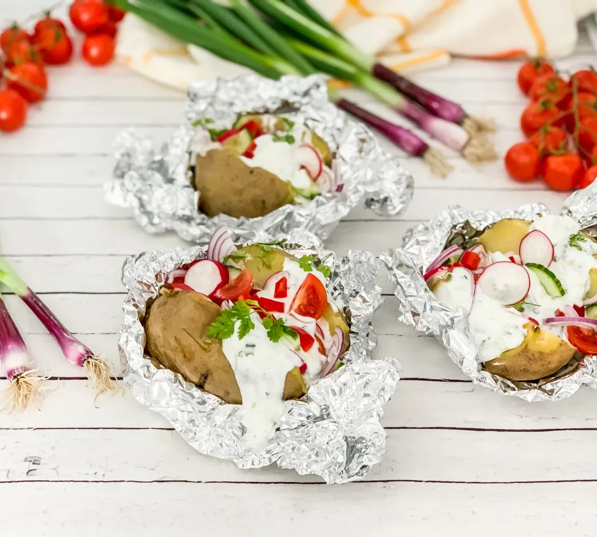 Kumpir z warzywami z ogródka w 5 składnikachRecipe Image