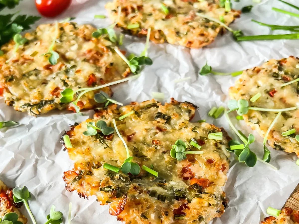 Hüttenkäsetaler aus dem OfenRecipe Image