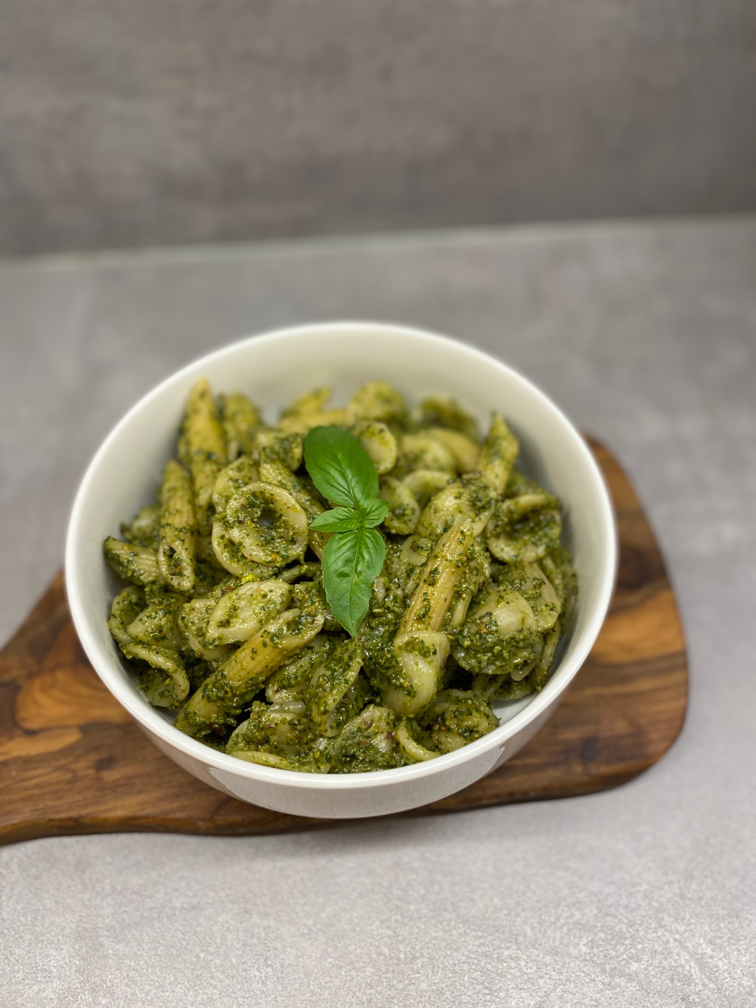 Swiss Chard and Beetroot Leaf Pesto Pasta Recipe Image