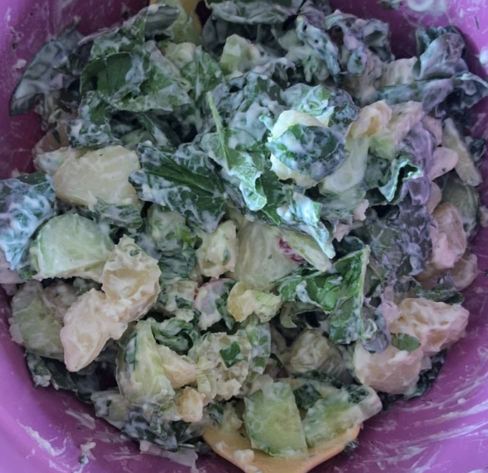 Salade de pommes de terre printanièreRecipe Image