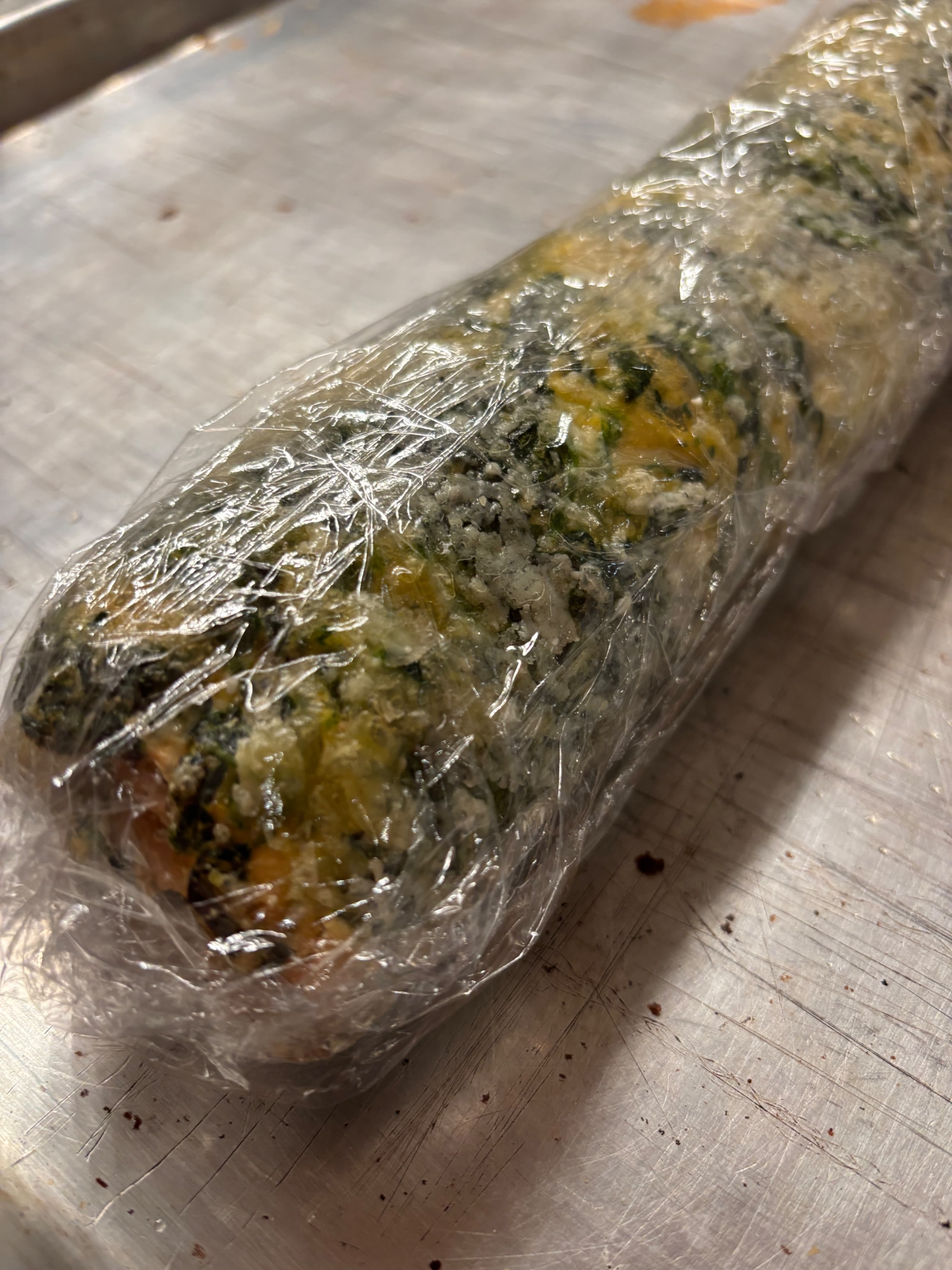 Savory Salmon & Spinach Roll Recipe Image