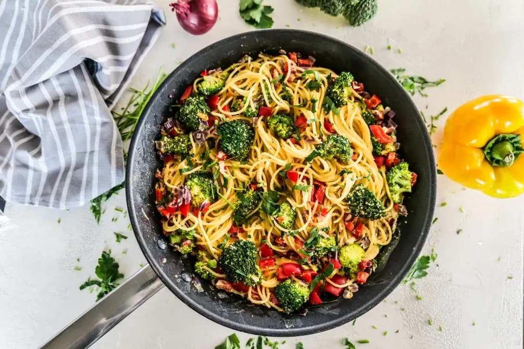 Quick Pasta Skillet – vegetarianRecipe Image