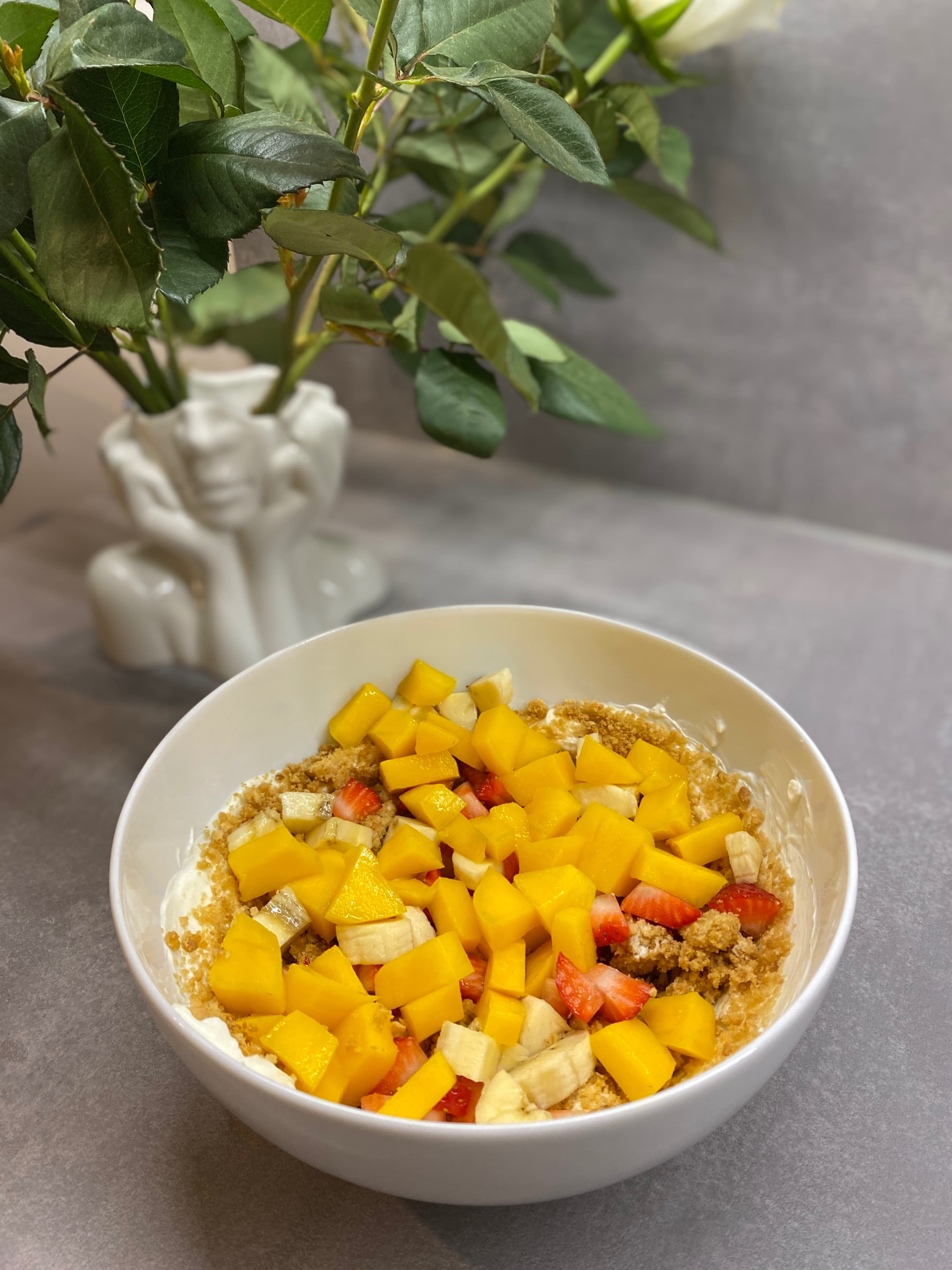 Deconstructed Cheesecake in a BowlRecipe Image