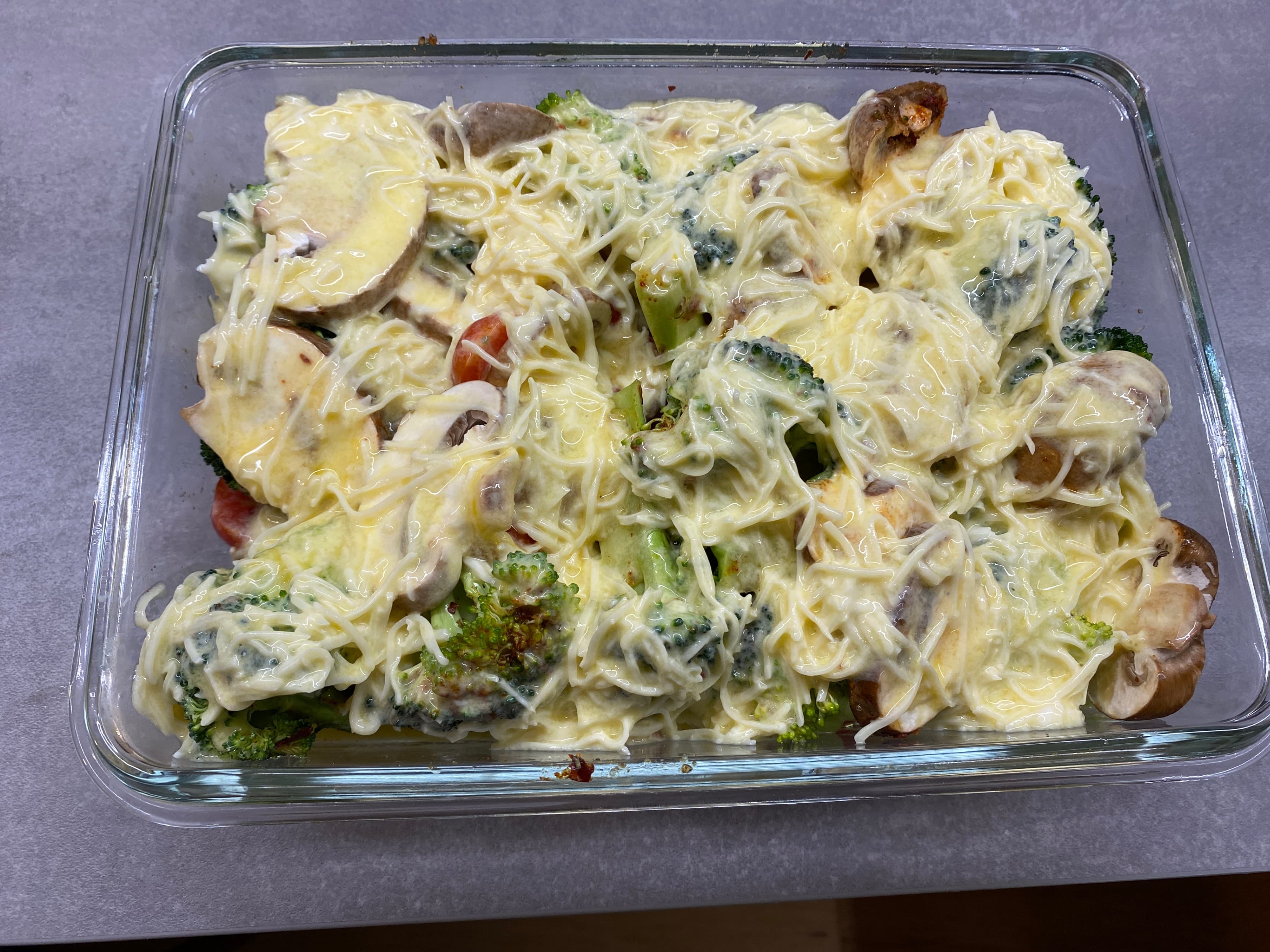 One Tray Chicken and Broccoli BakeRecipe Image