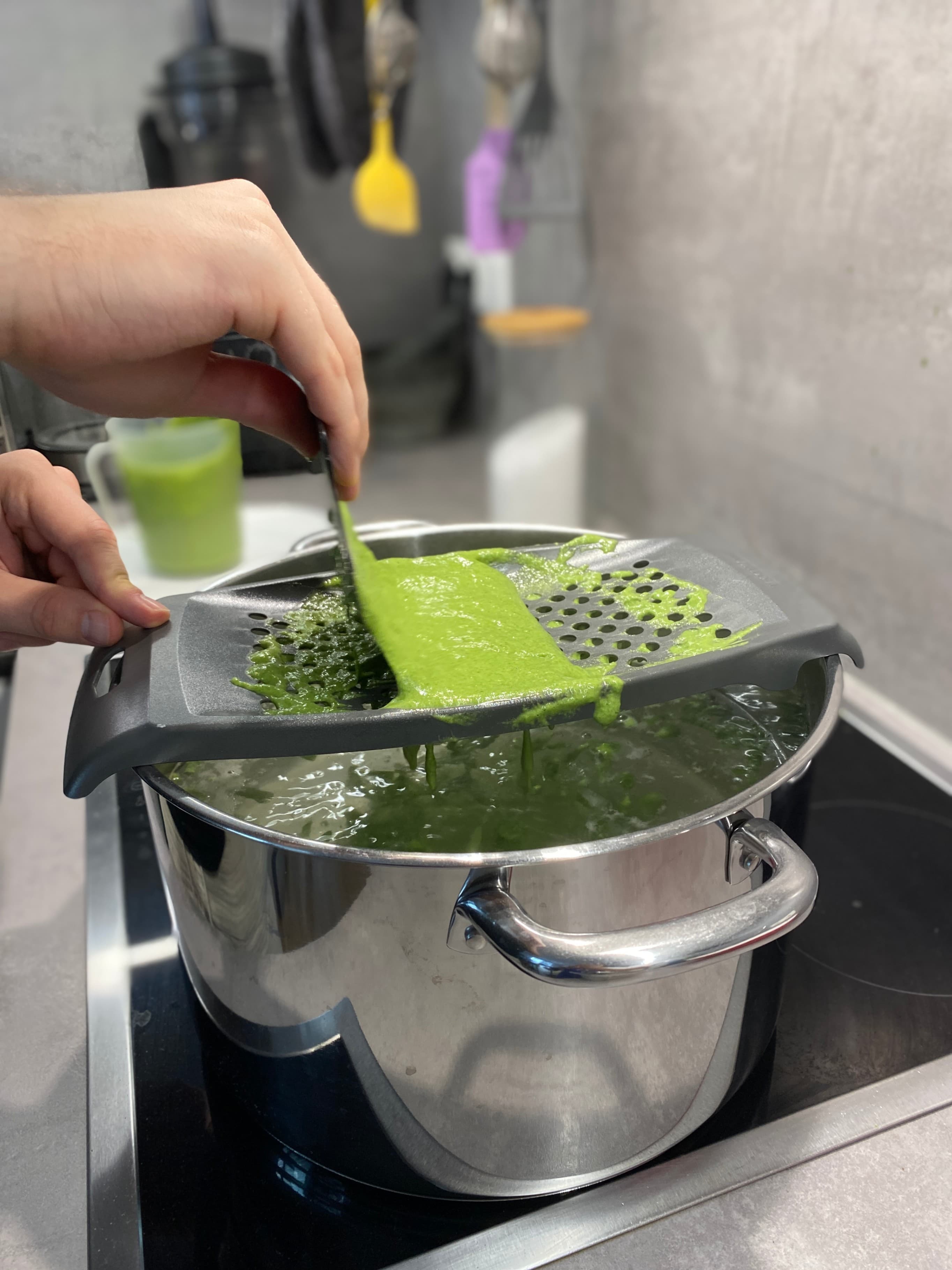 Protein-Spinat-Spätzle (ohne Milch) Recipe Image