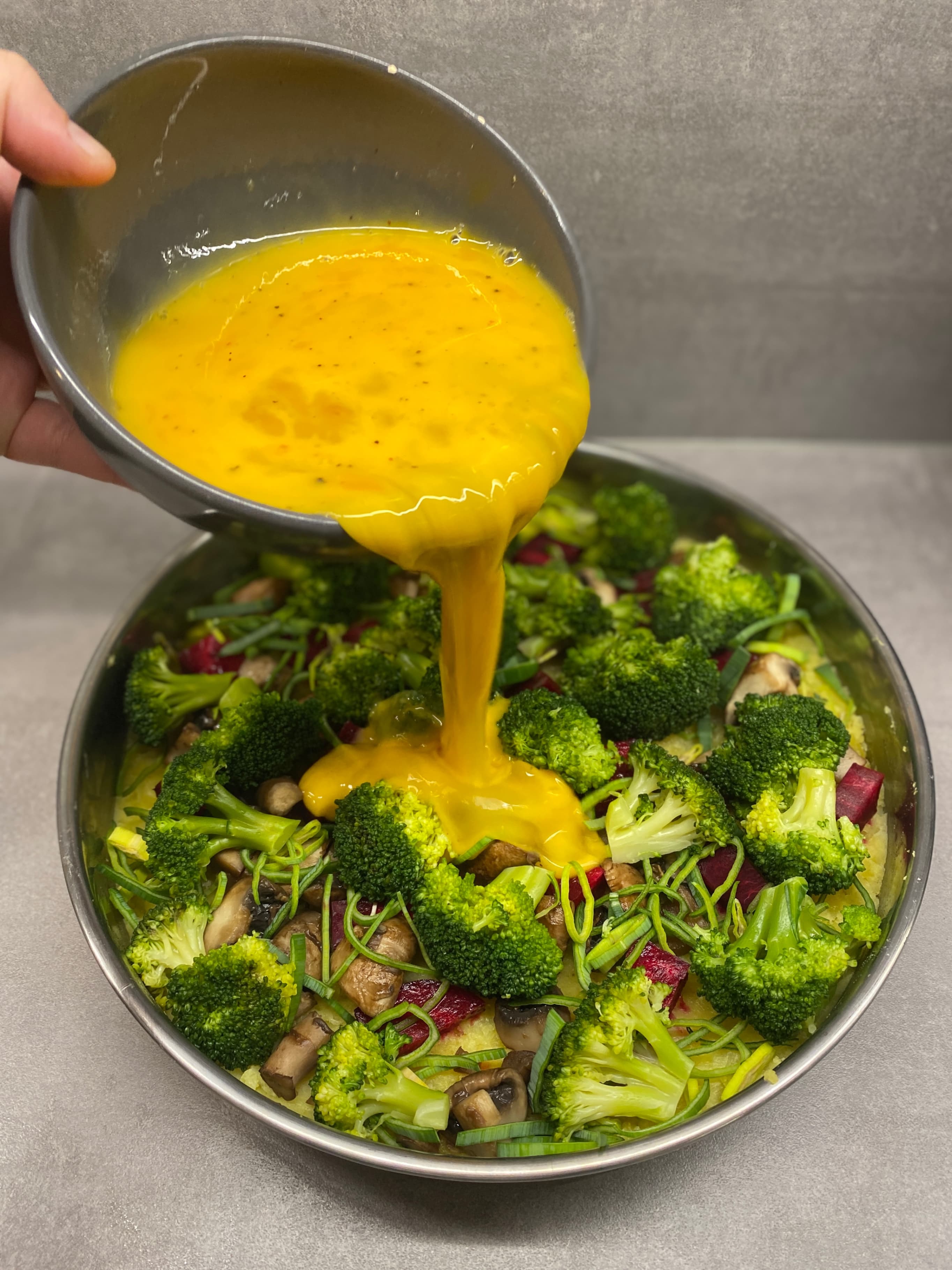 Rustic Potato & Vegetable Egg Bake (Savory Potato Pie) Recipe Image