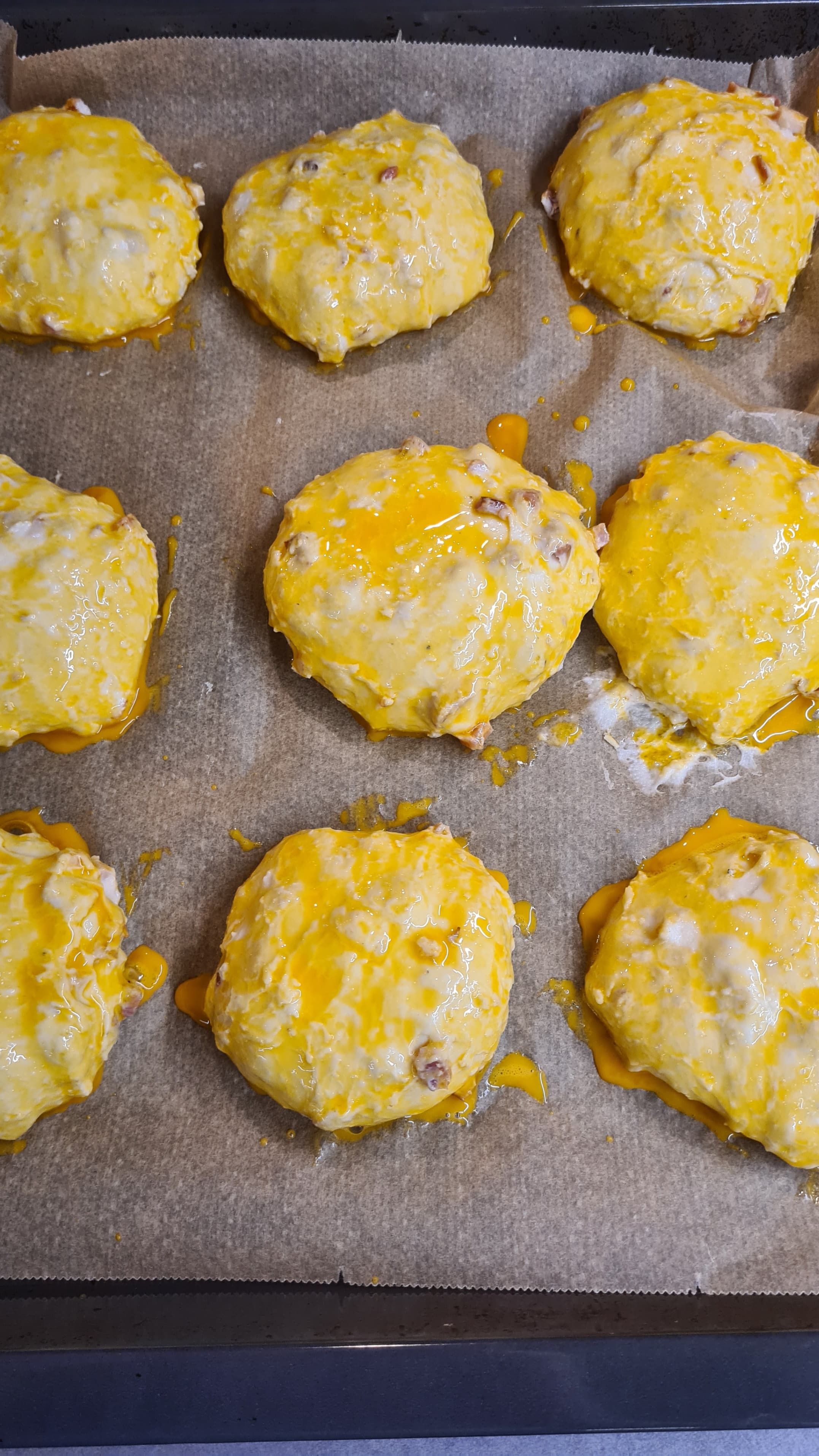 Speckbrötchen – 100% Hydration Milk Dough with Bacon & Raclette (48 h) Recipe Image