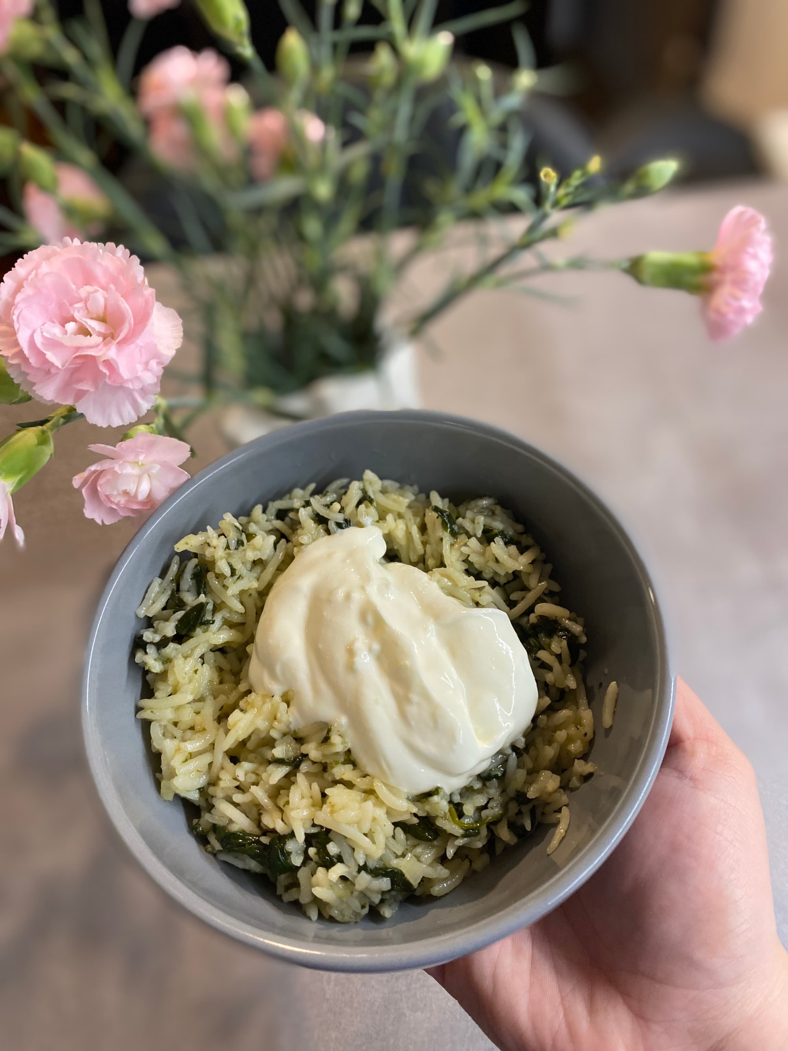 Rice with SpinachRecipe Image