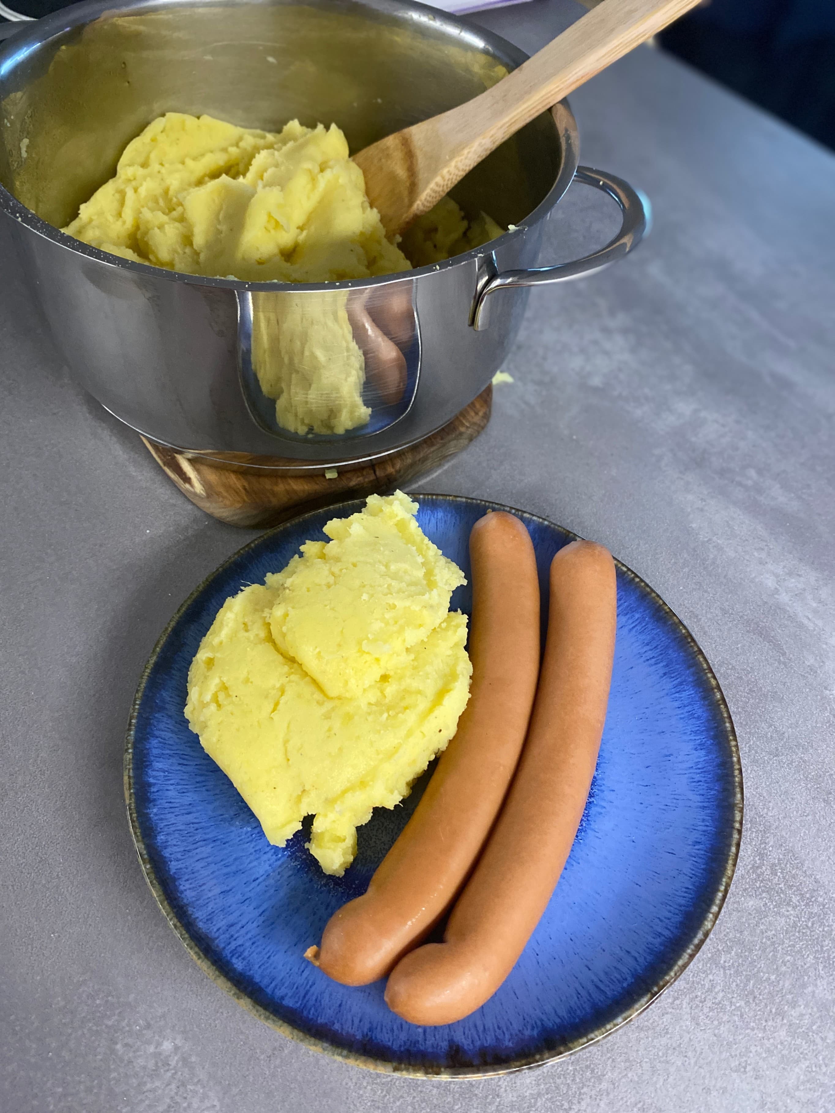 Frankfurter with Potato PureeRecipe Image
