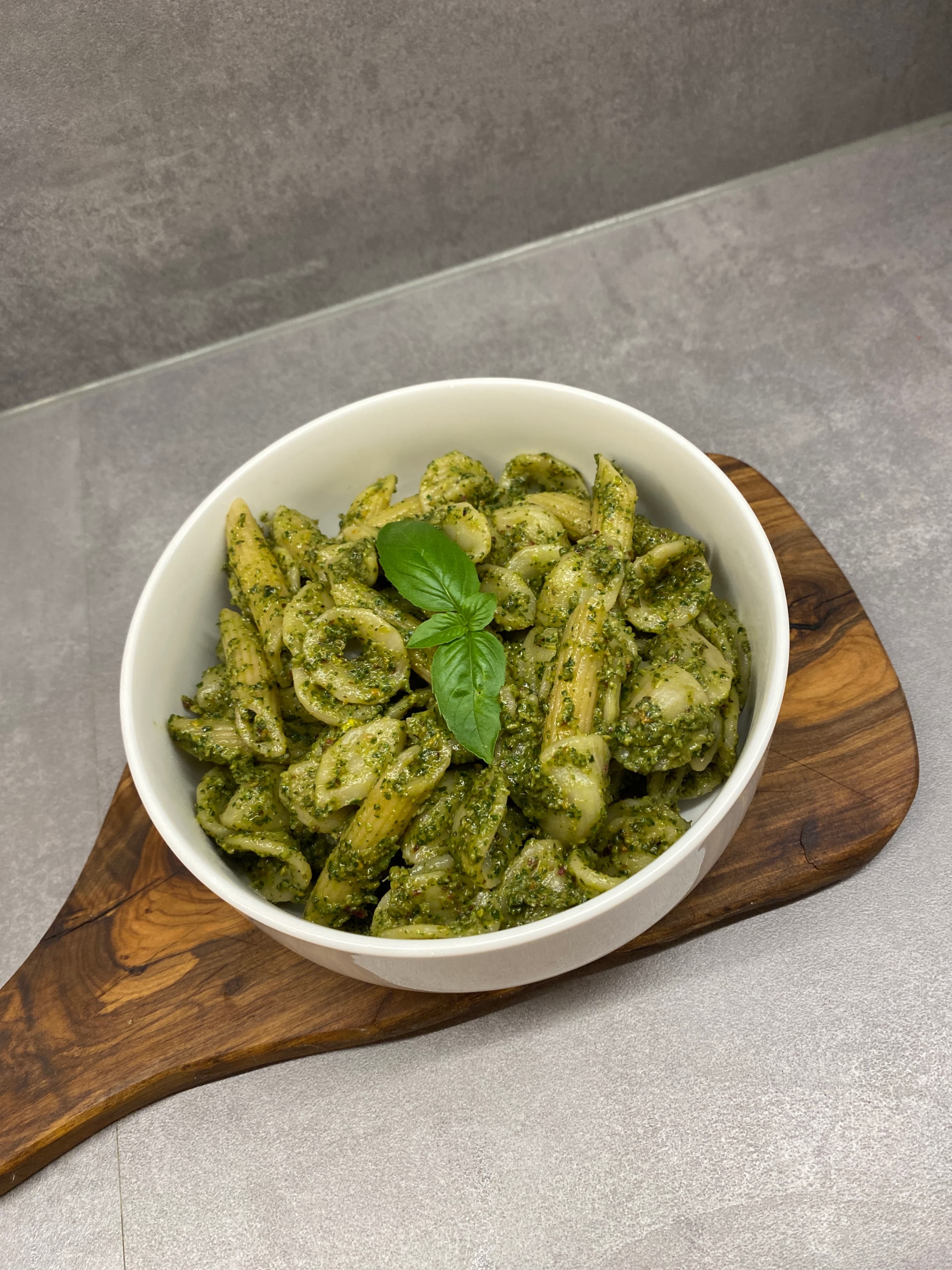 Swiss Chard and Beetroot Leaf Pesto Pasta Recipe Image