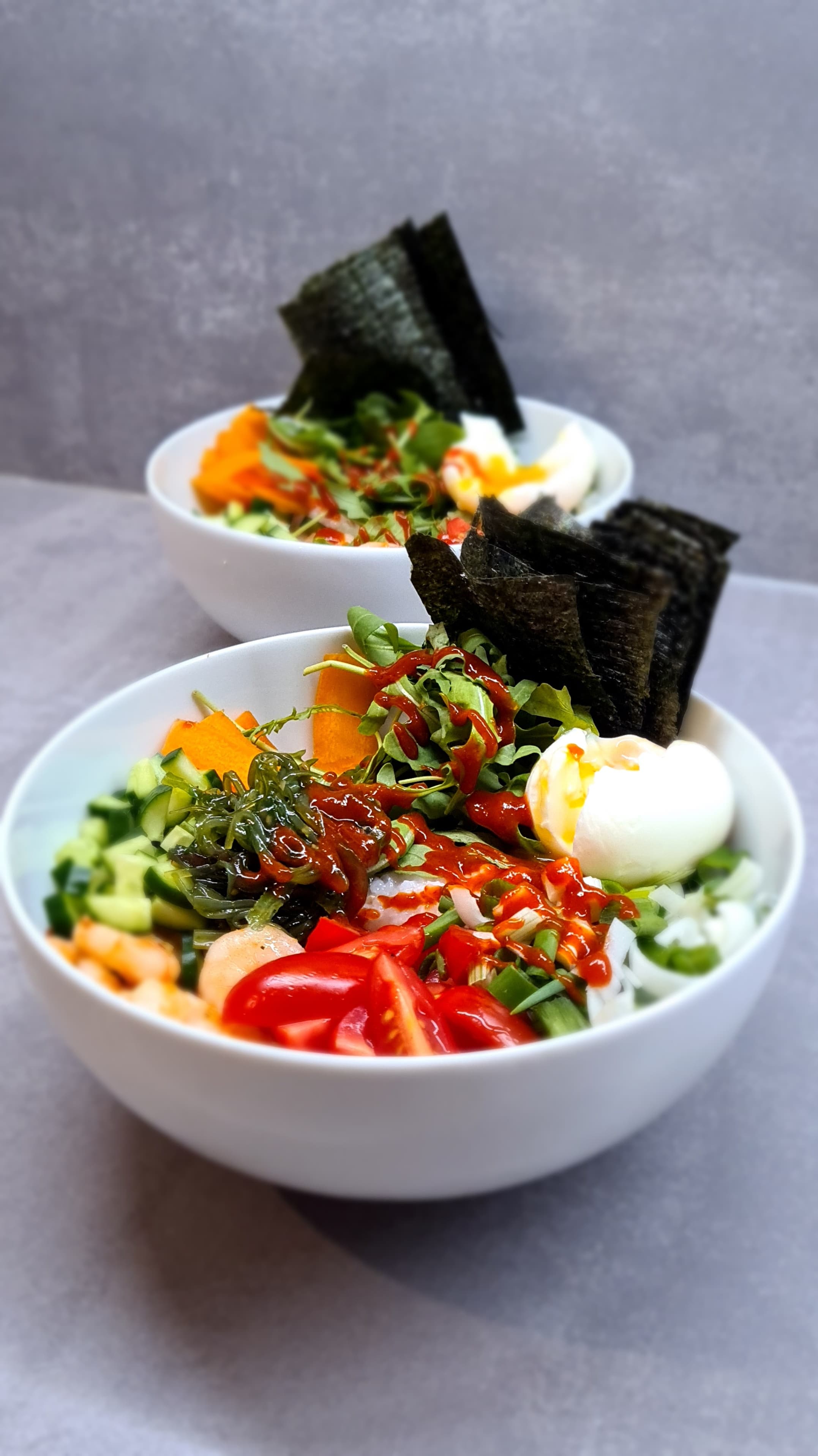 Garnelen- & Wakame-Sushi-BowlRecipe Image