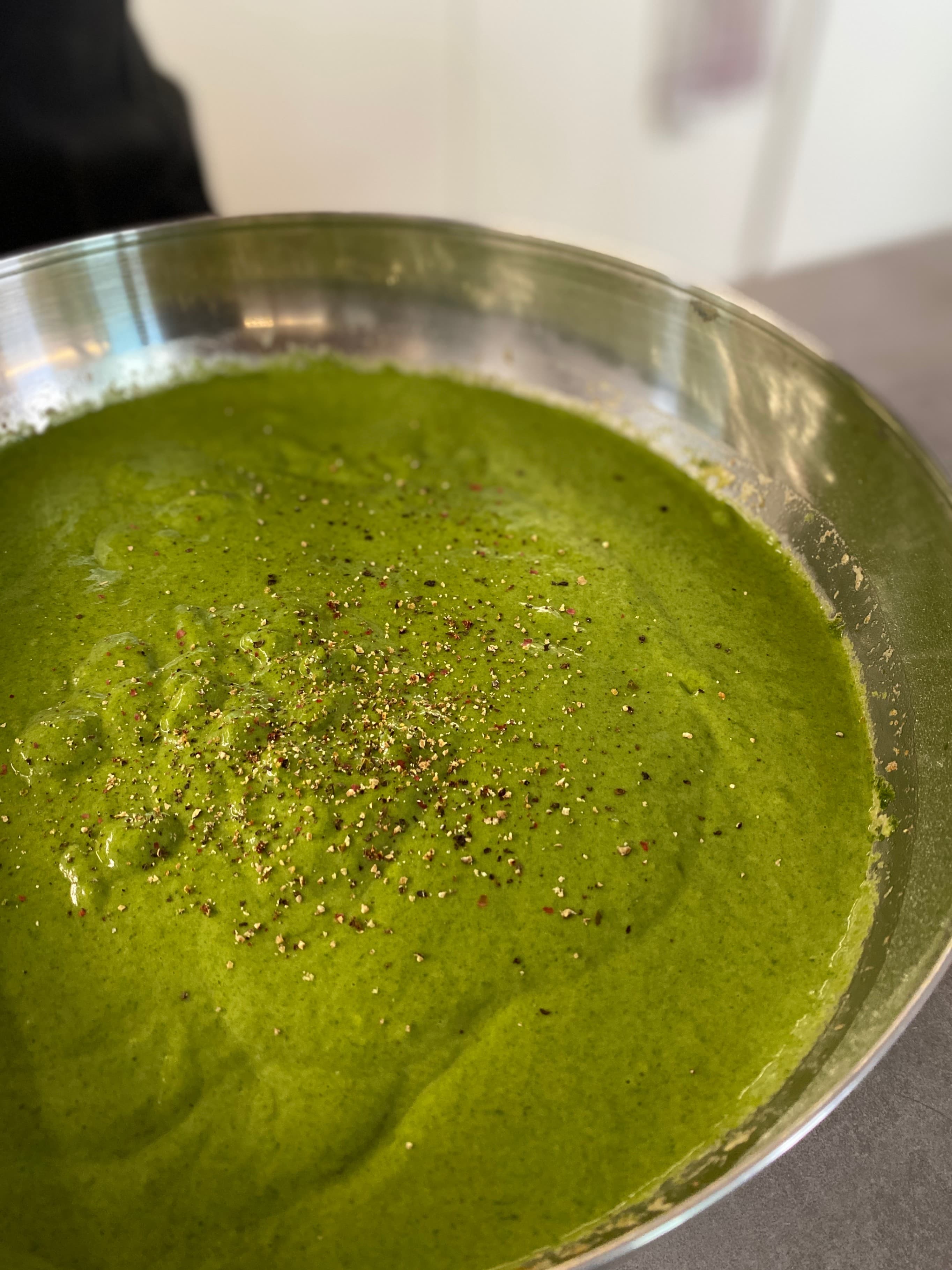 Protein-Spinat-Spätzle (ohne Milch) Recipe Image