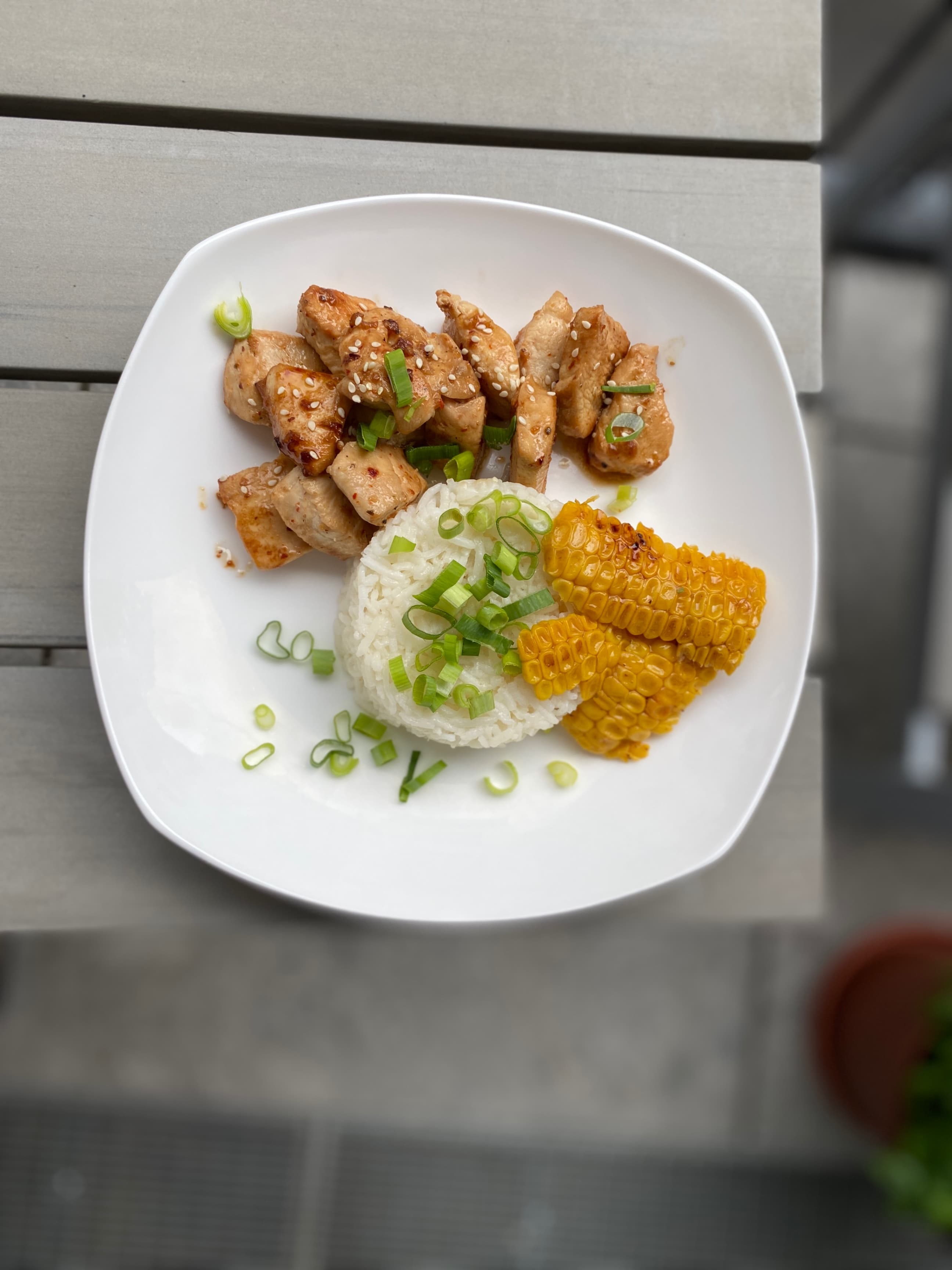 Garlic Chicken with Rice Recipe Image