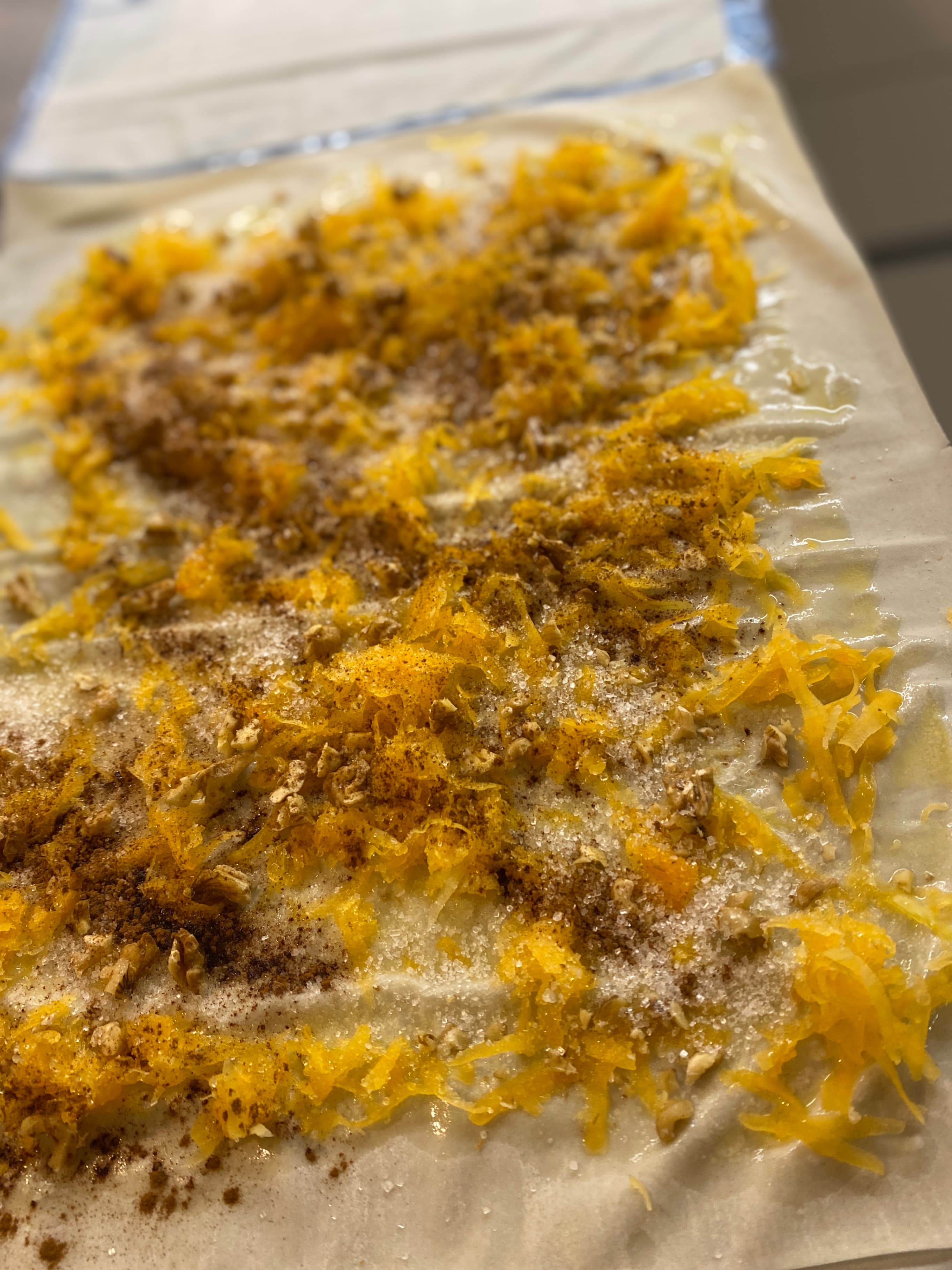 Classic Bulgarian Pumpkin Strudel (Tikvenik) Recipe Image