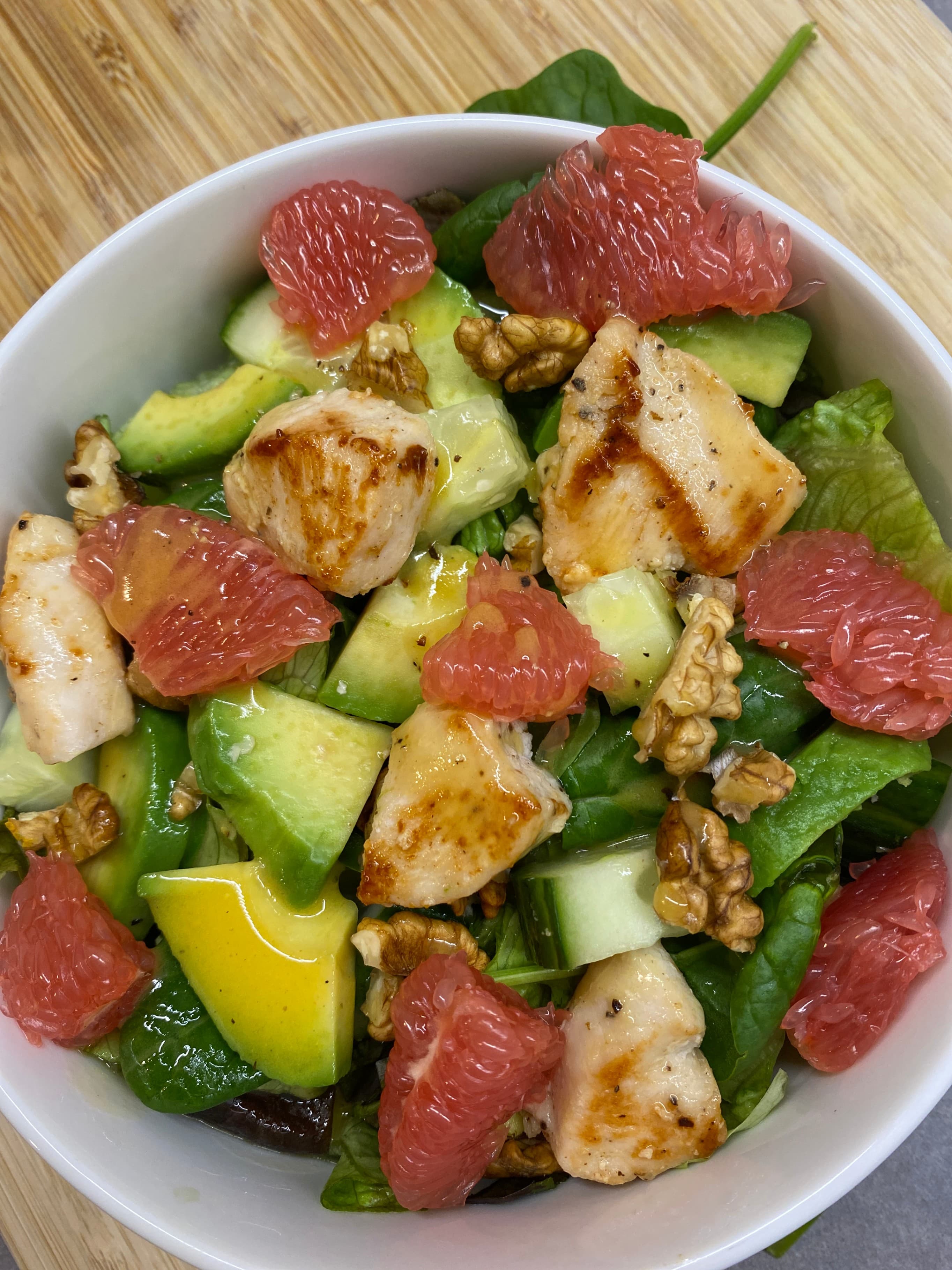 Kipsalade met GrapefruitdressingRecipe Image