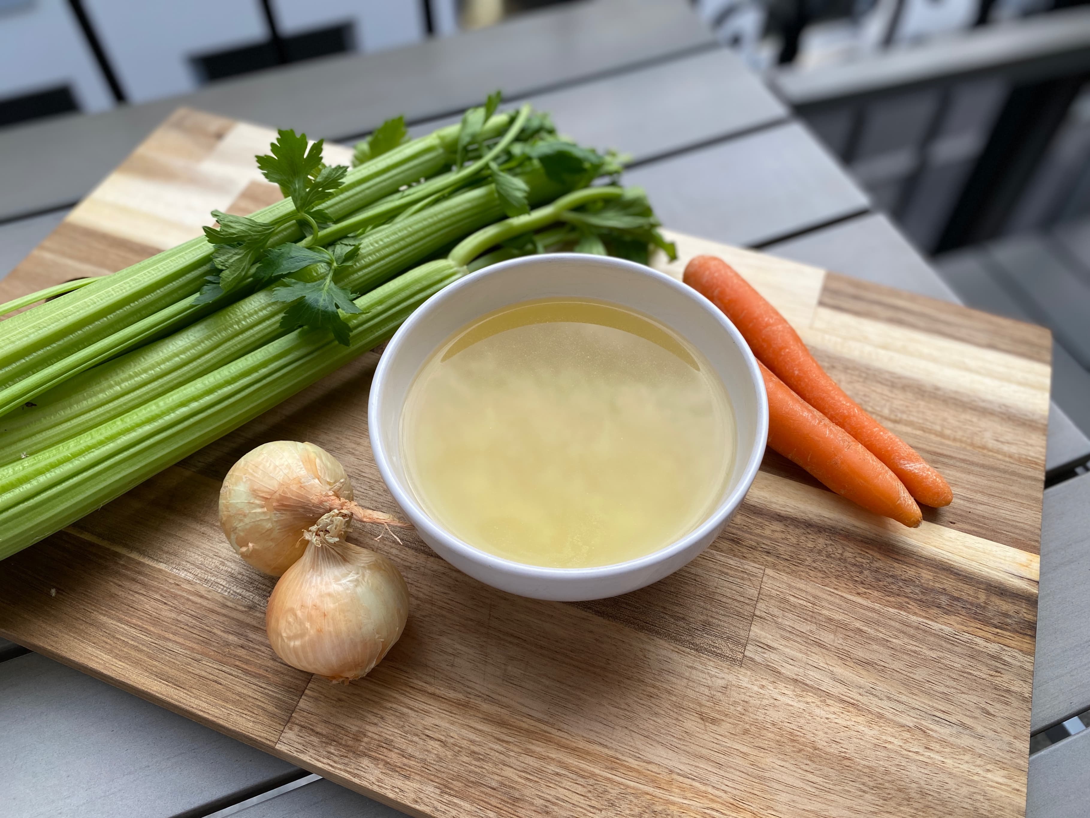 Homemade Chicken Stock Recipe Image