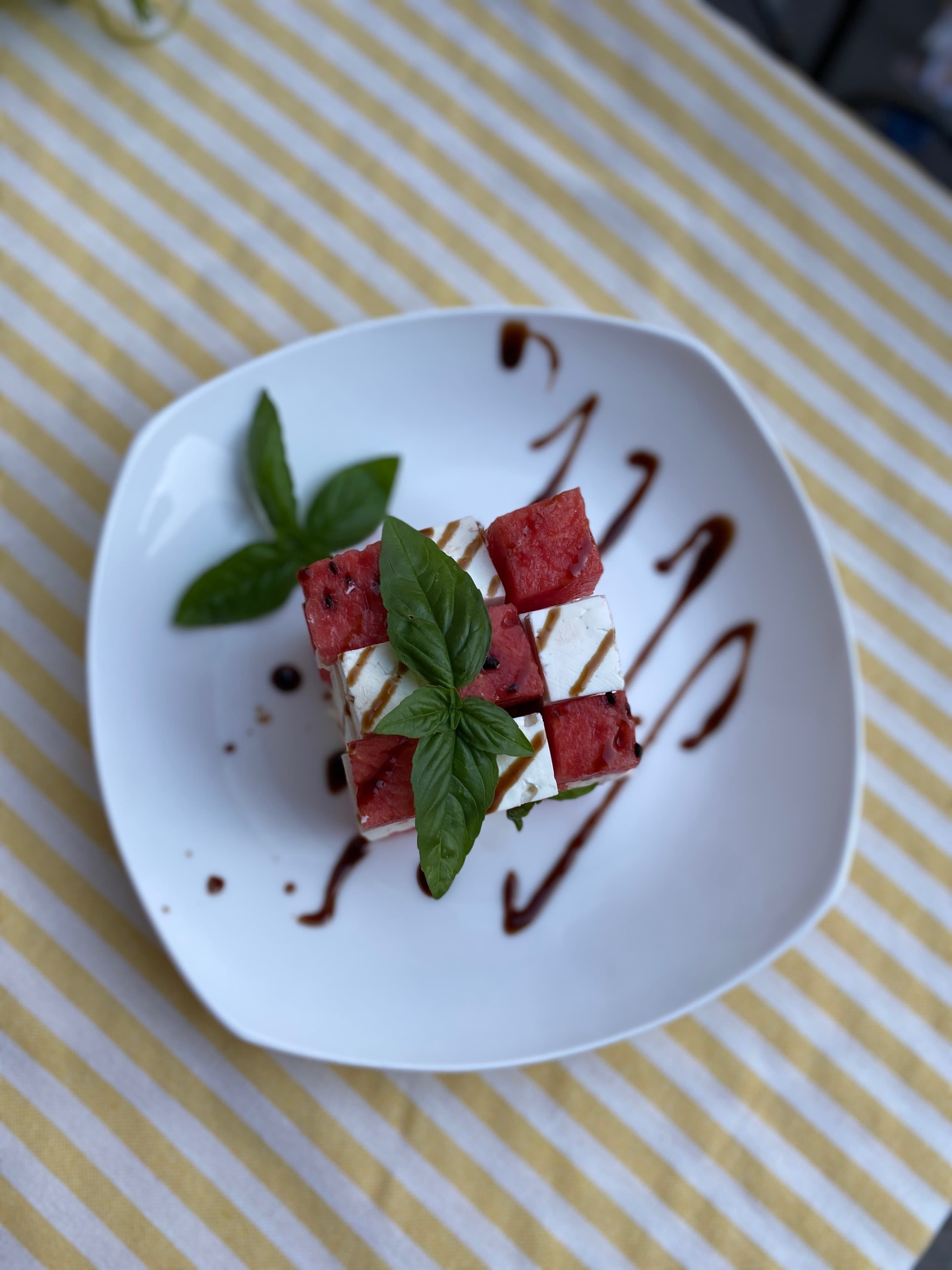 Salade de pastèque facile en deux étapesRecipe Image