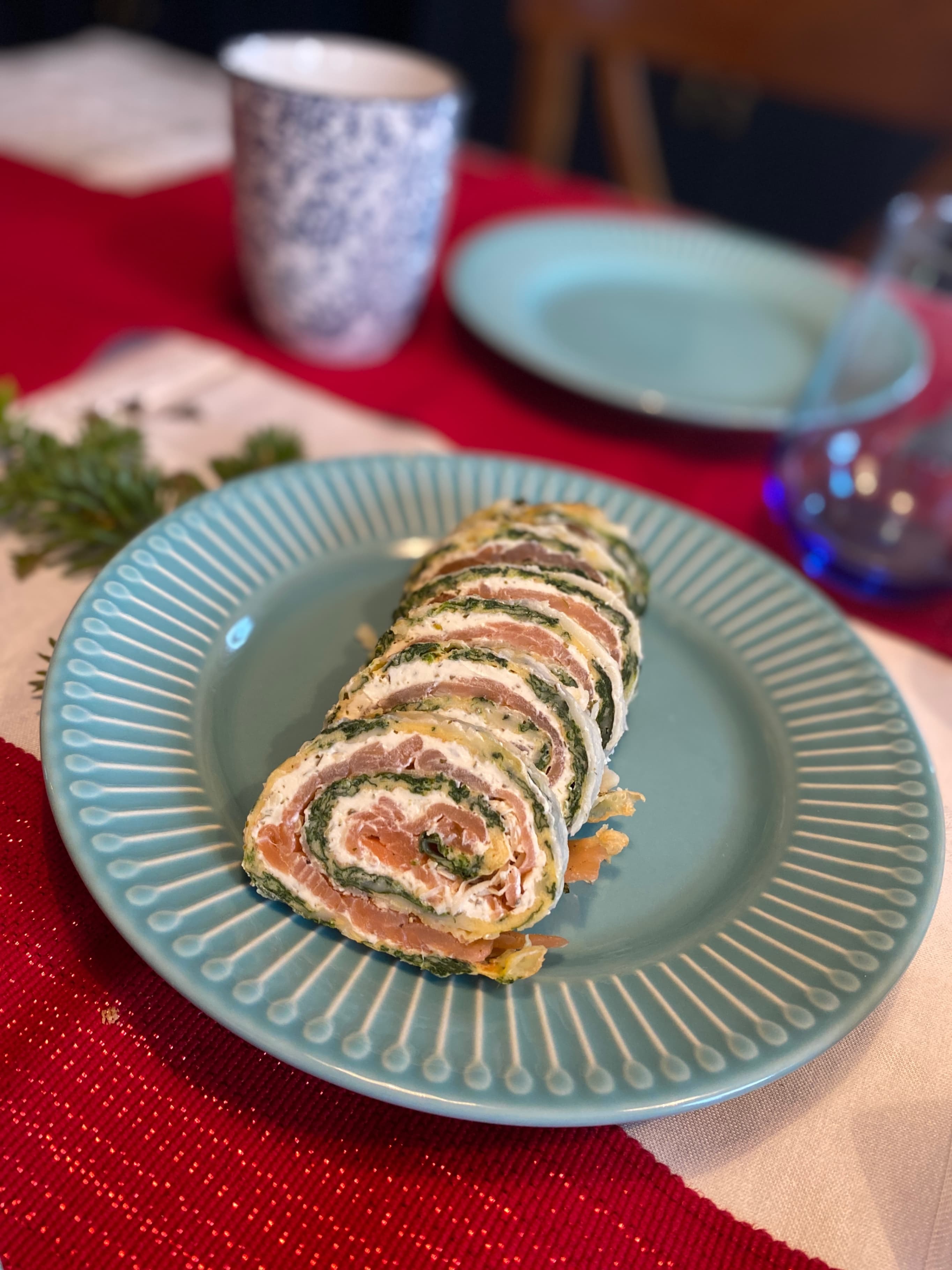 Savory Salmon & Spinach Roll Recipe Image
