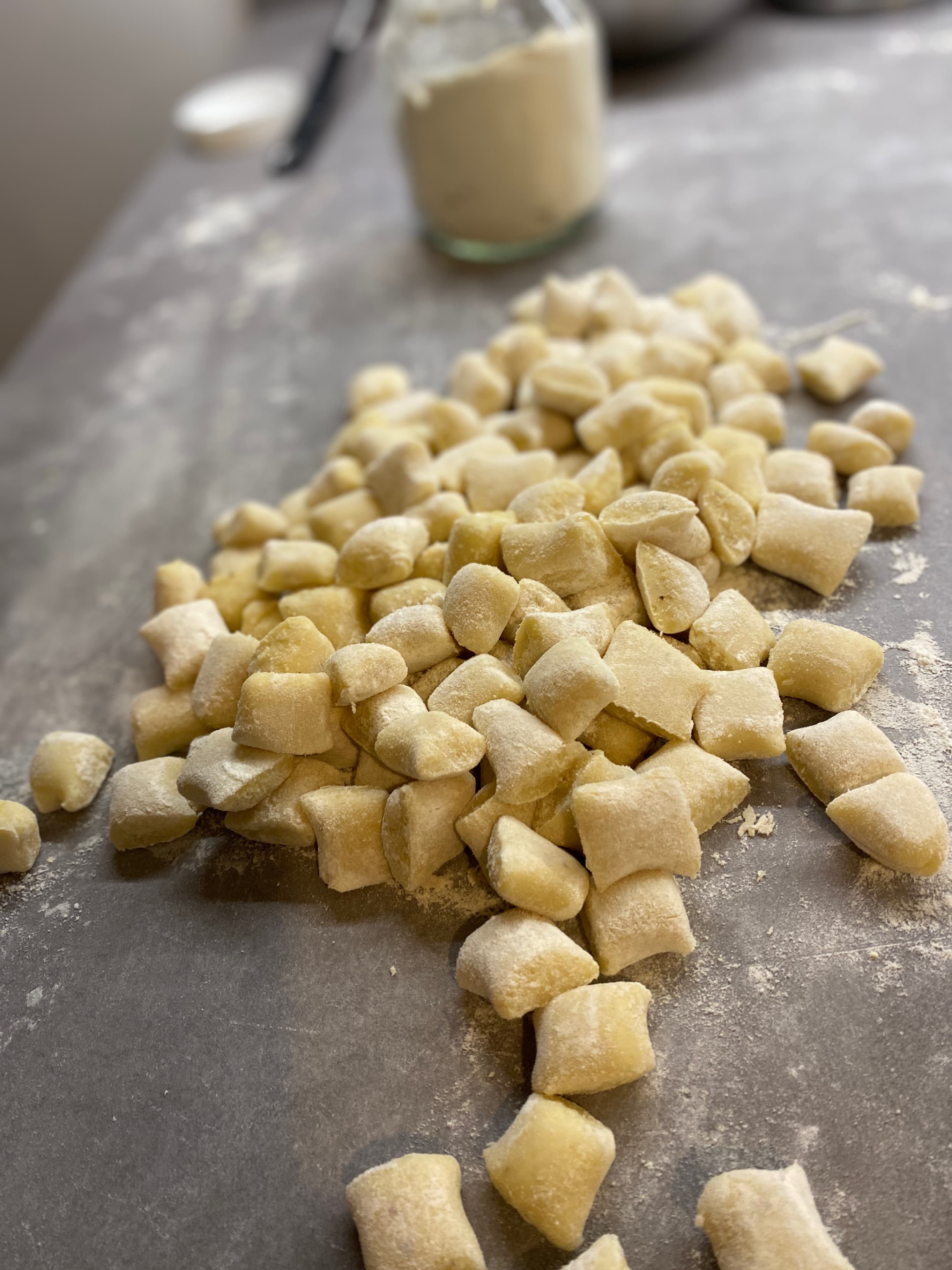 Crispy Gnocchi with Homemade Ragù & Mini Bufala Mozzarella Recipe Image