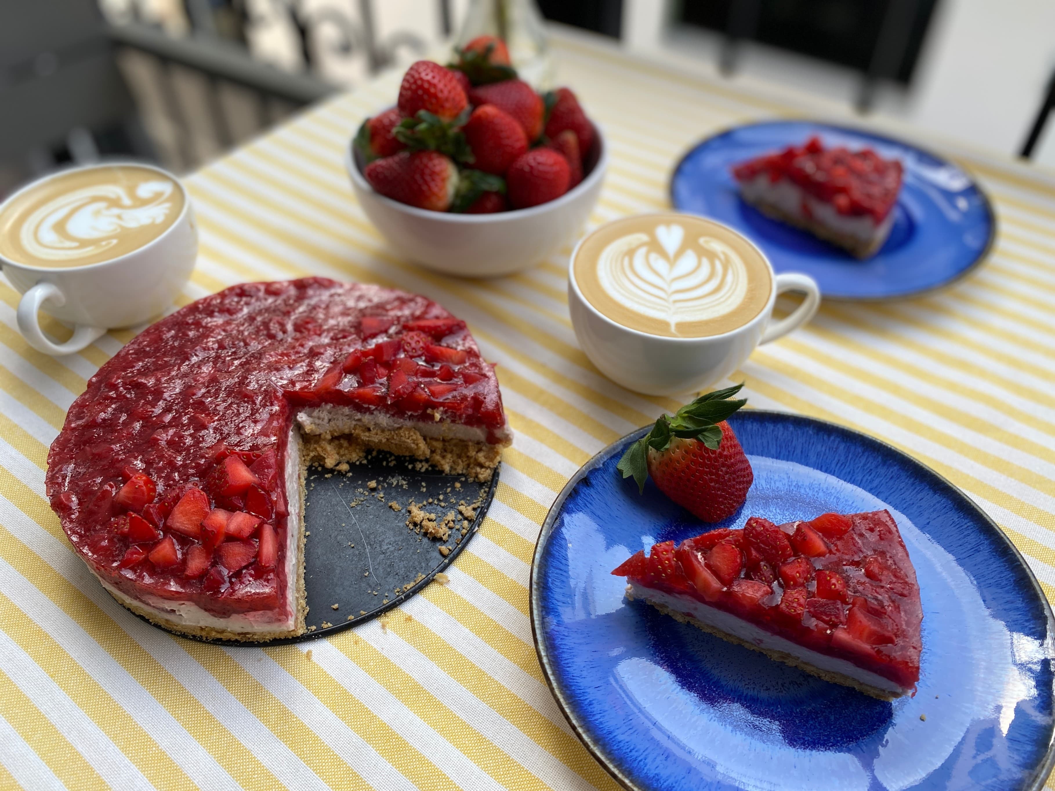 Strawberry Banana CheesecakeRecipe Image