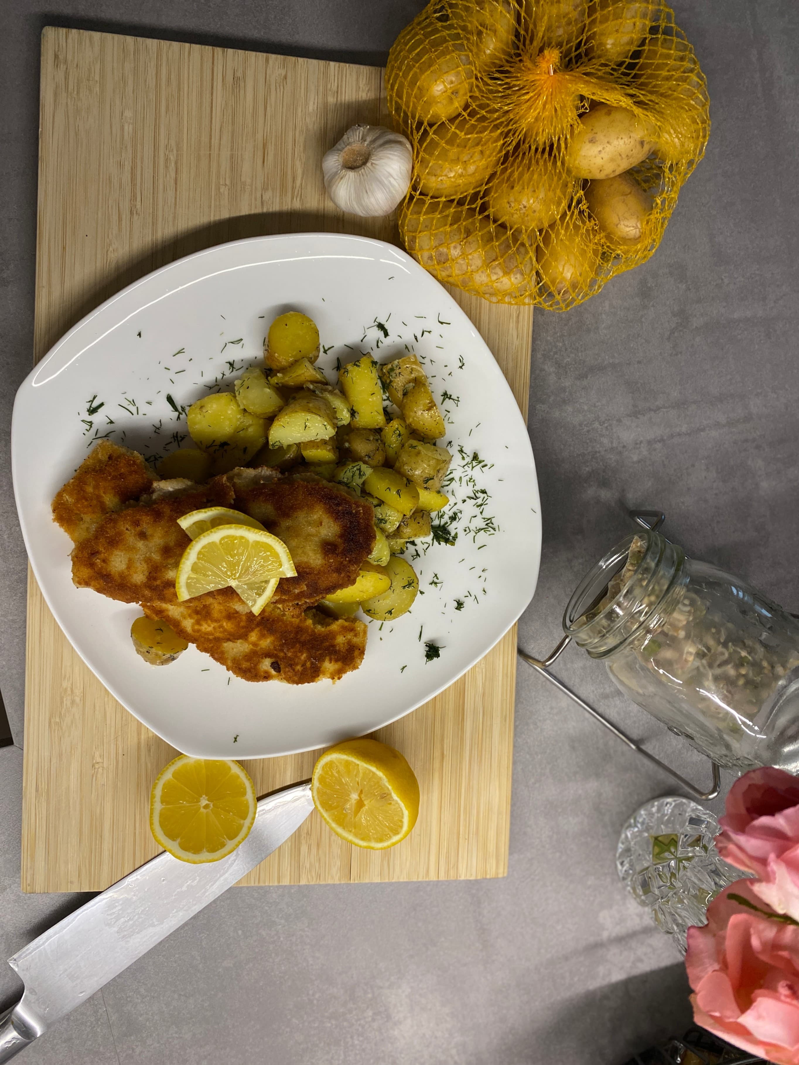 Schnitzel with PotatoesRecipe Image