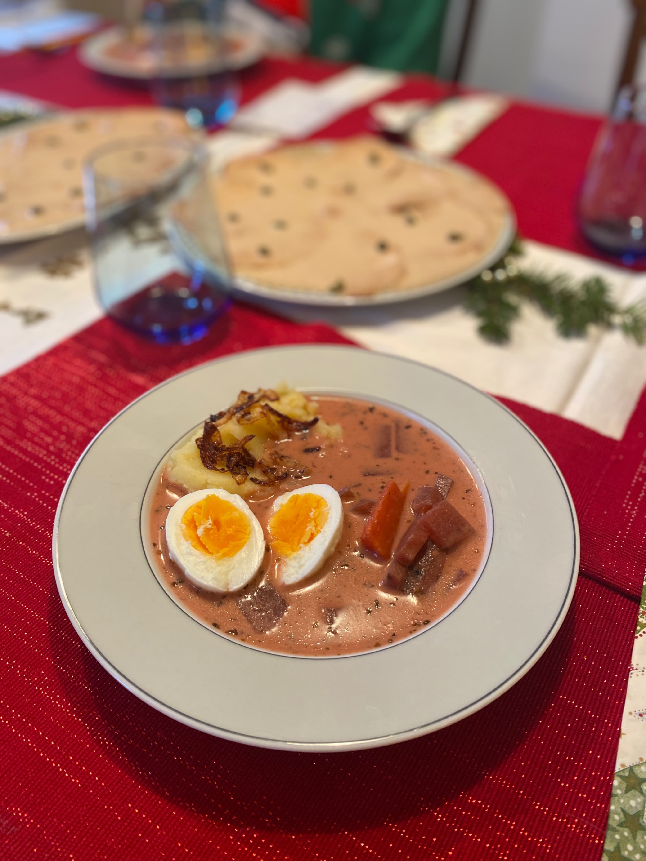 Red Żurek Recipe Image