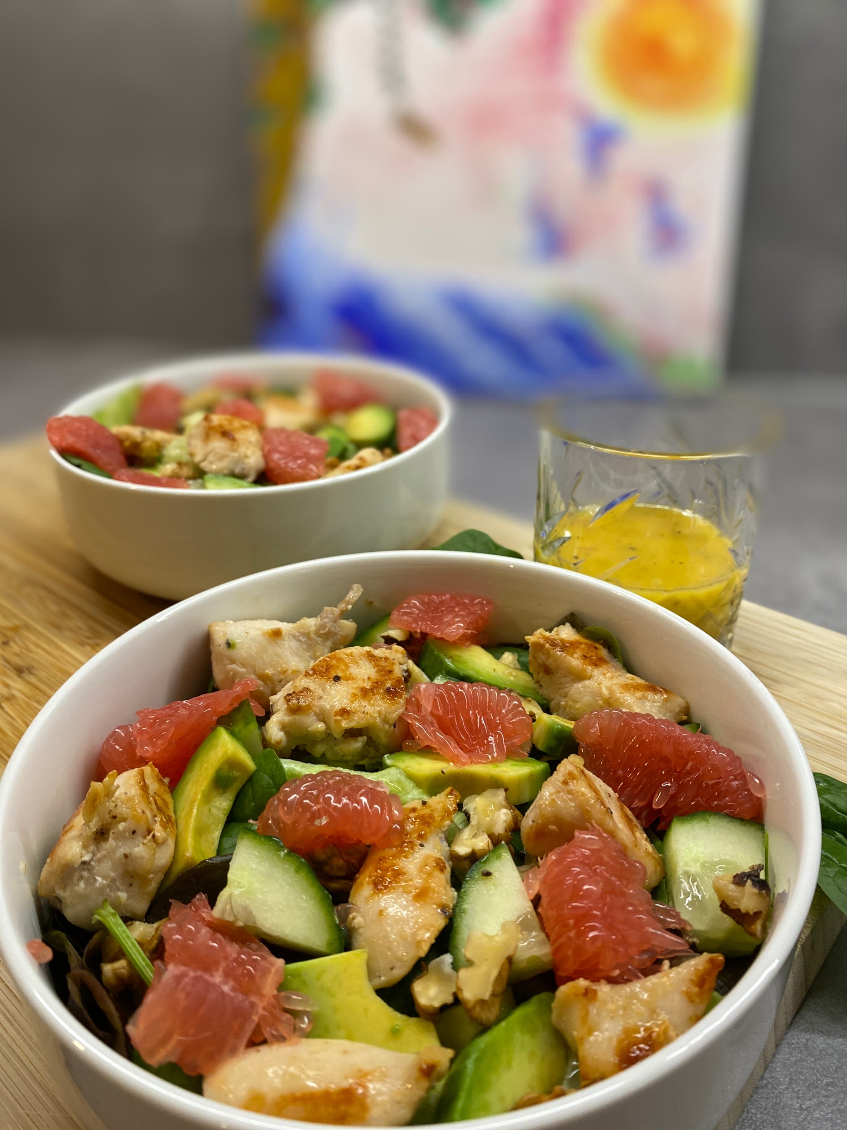 Kipsalade met GrapefruitdressingRecipe Image