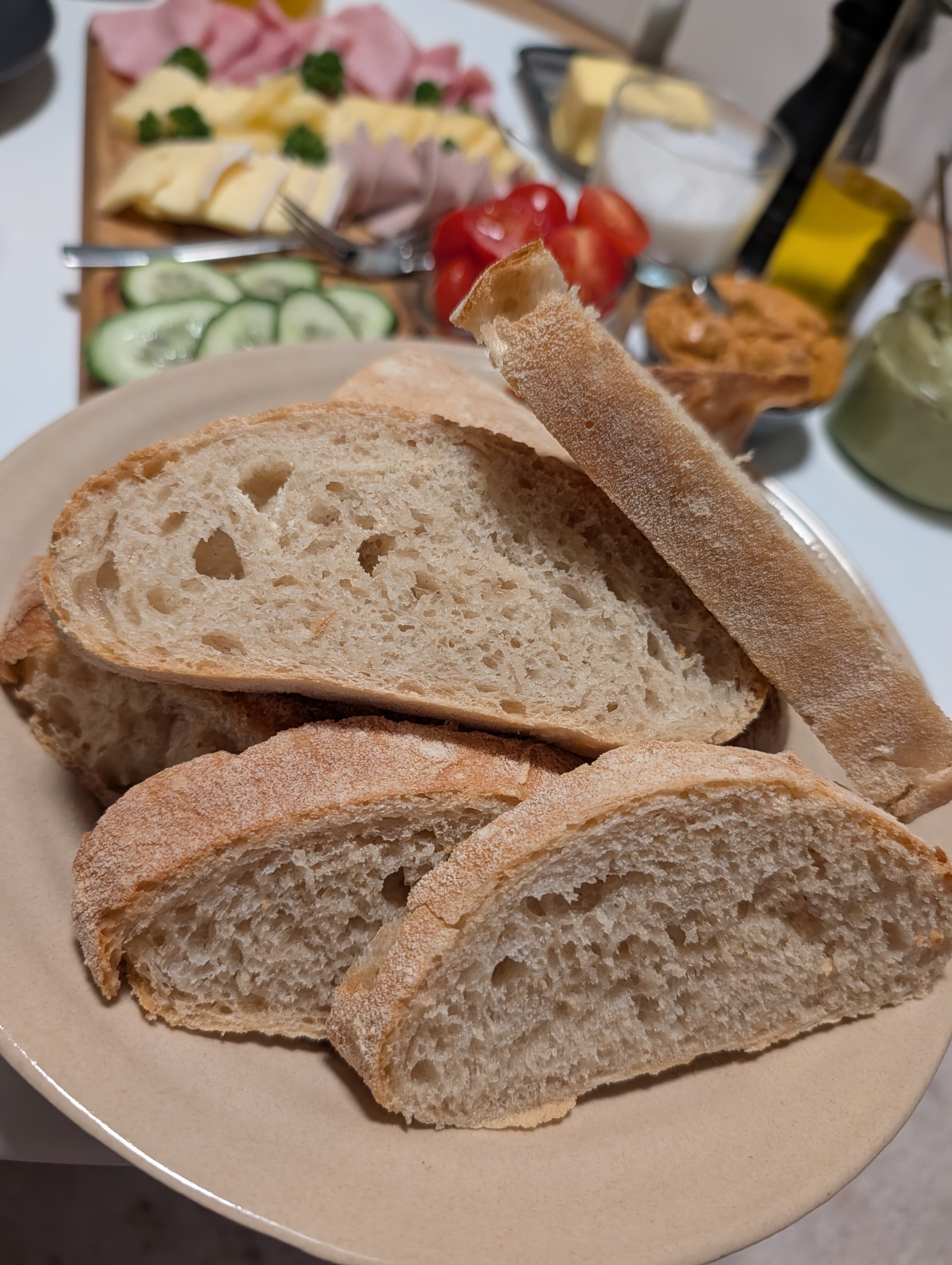 Rustikale Dinkel-Weizen Baguettes Recipe Image