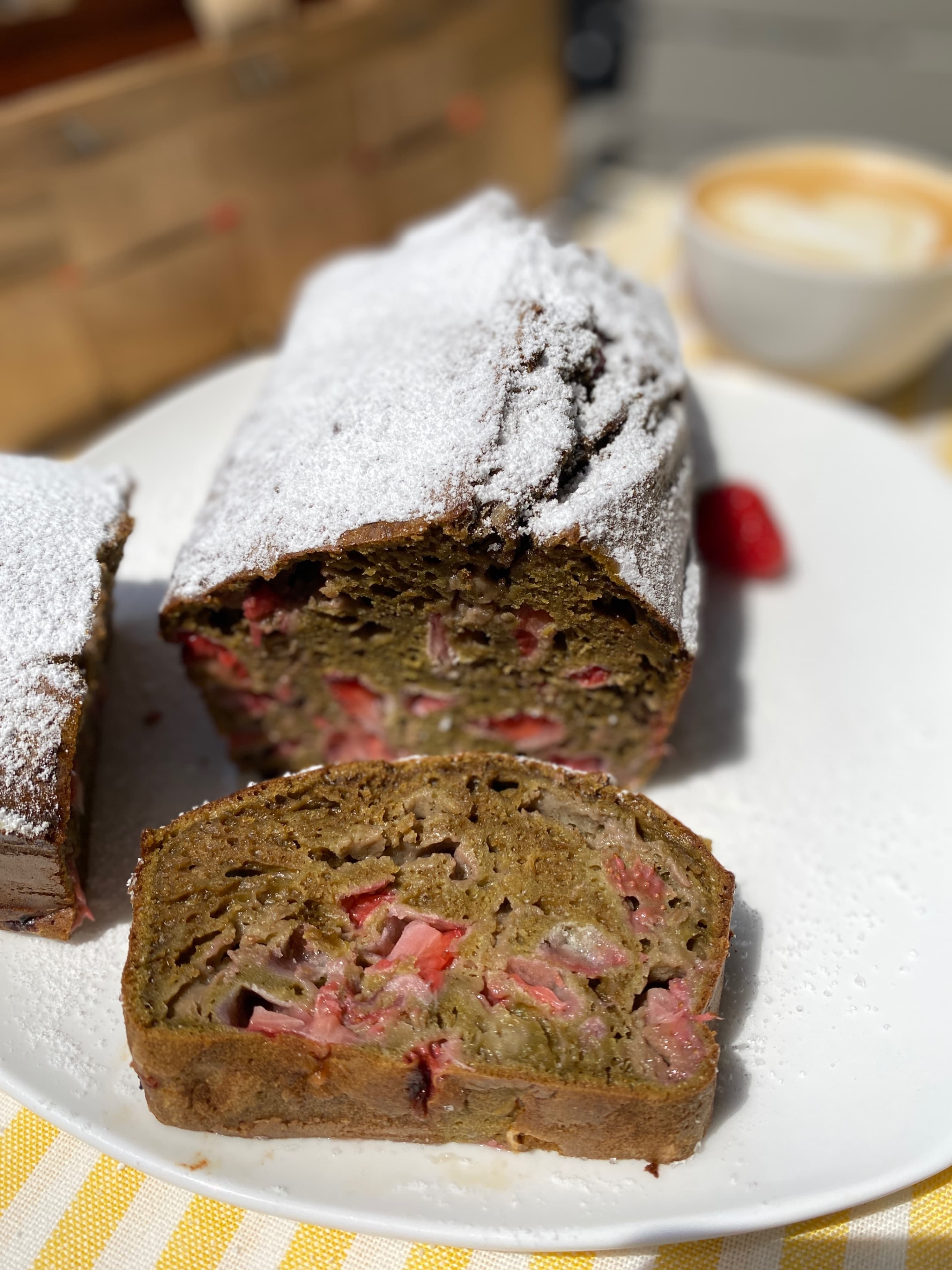 Strawberry Matcha BreadRecipe Image