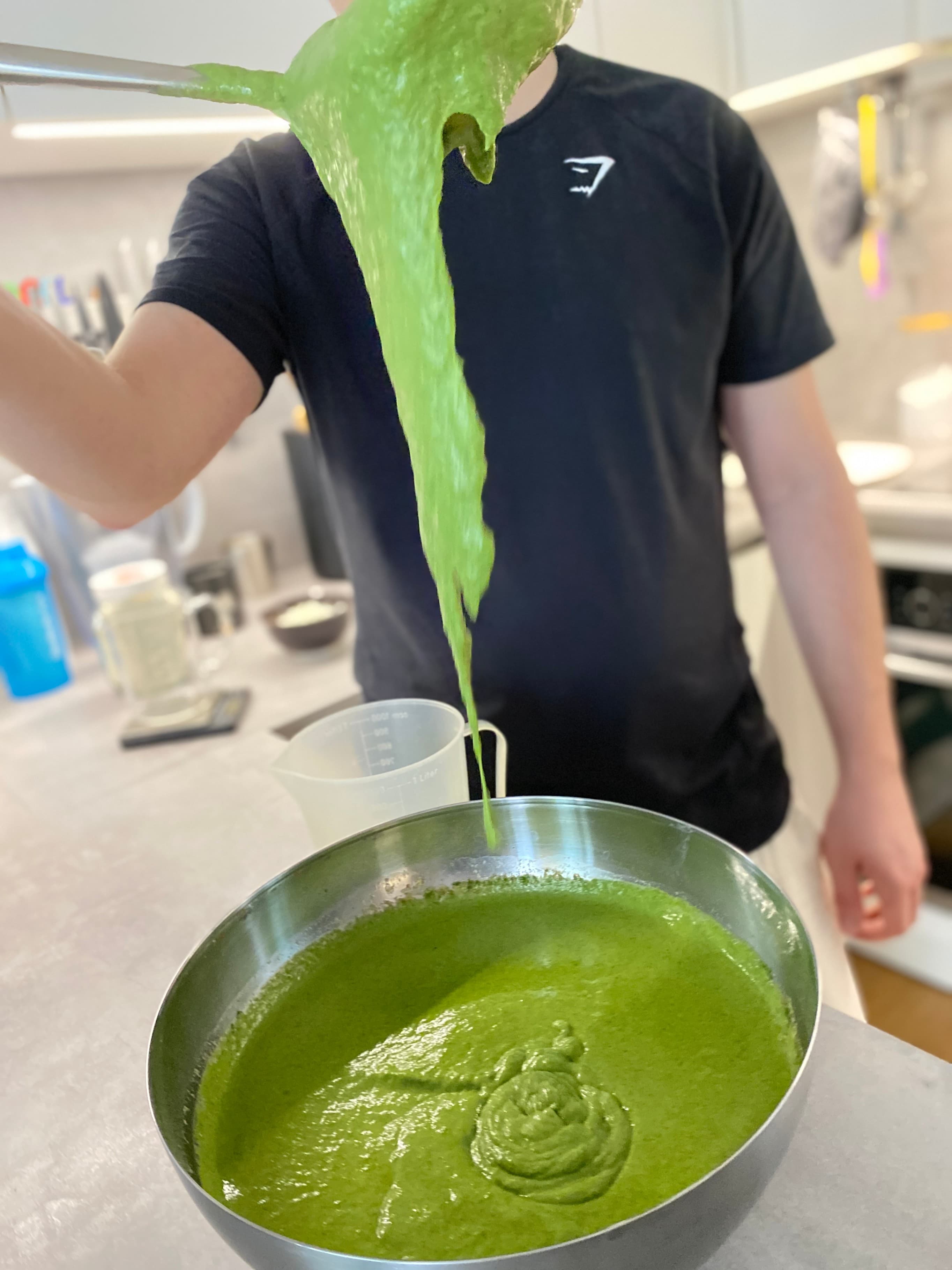 Protein-Spinat-Spätzle (ohne Milch) Recipe Image