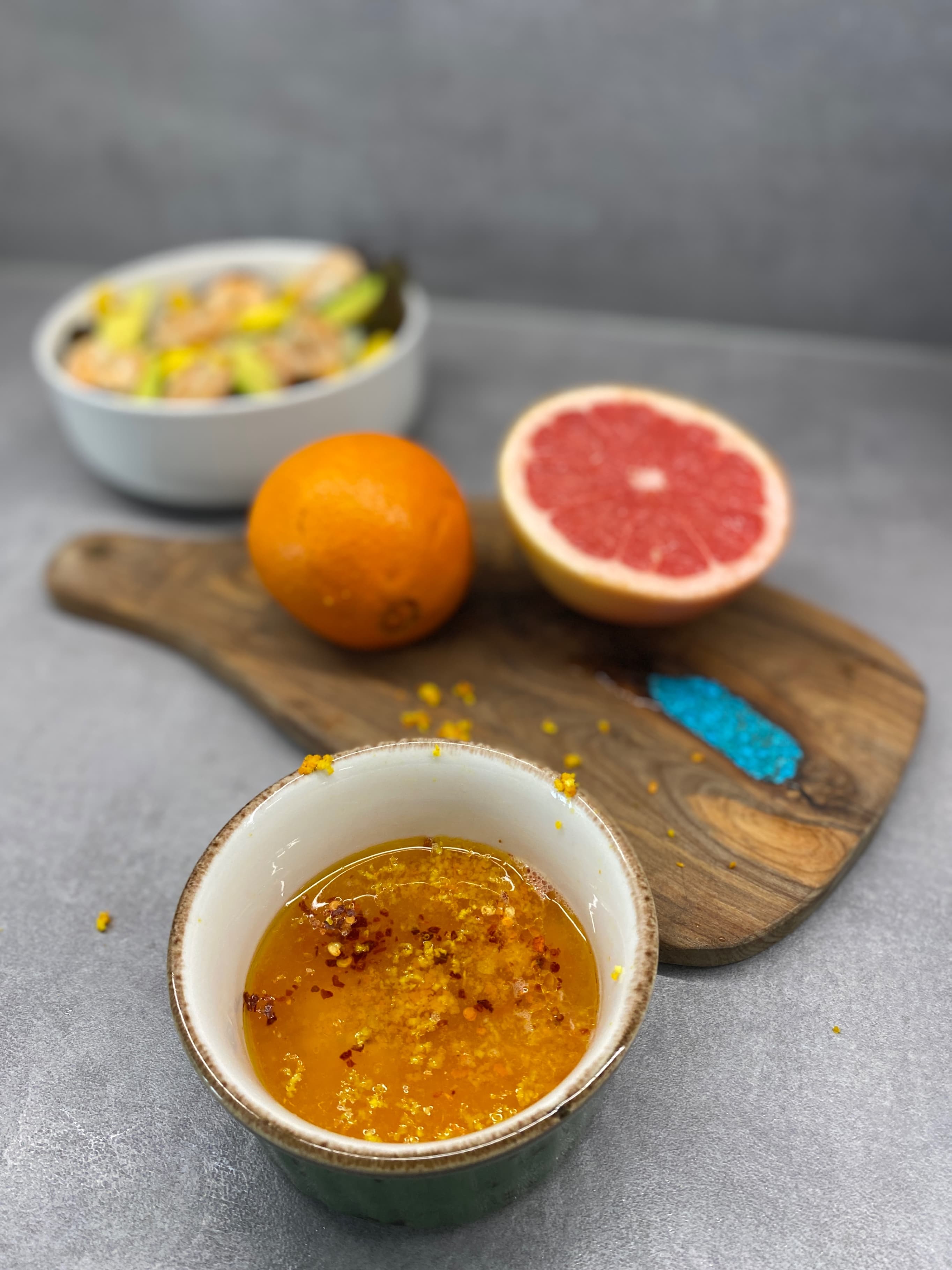 Shrimp Summer Salad with Grapefruit Dressing and MangoRecipe Image
