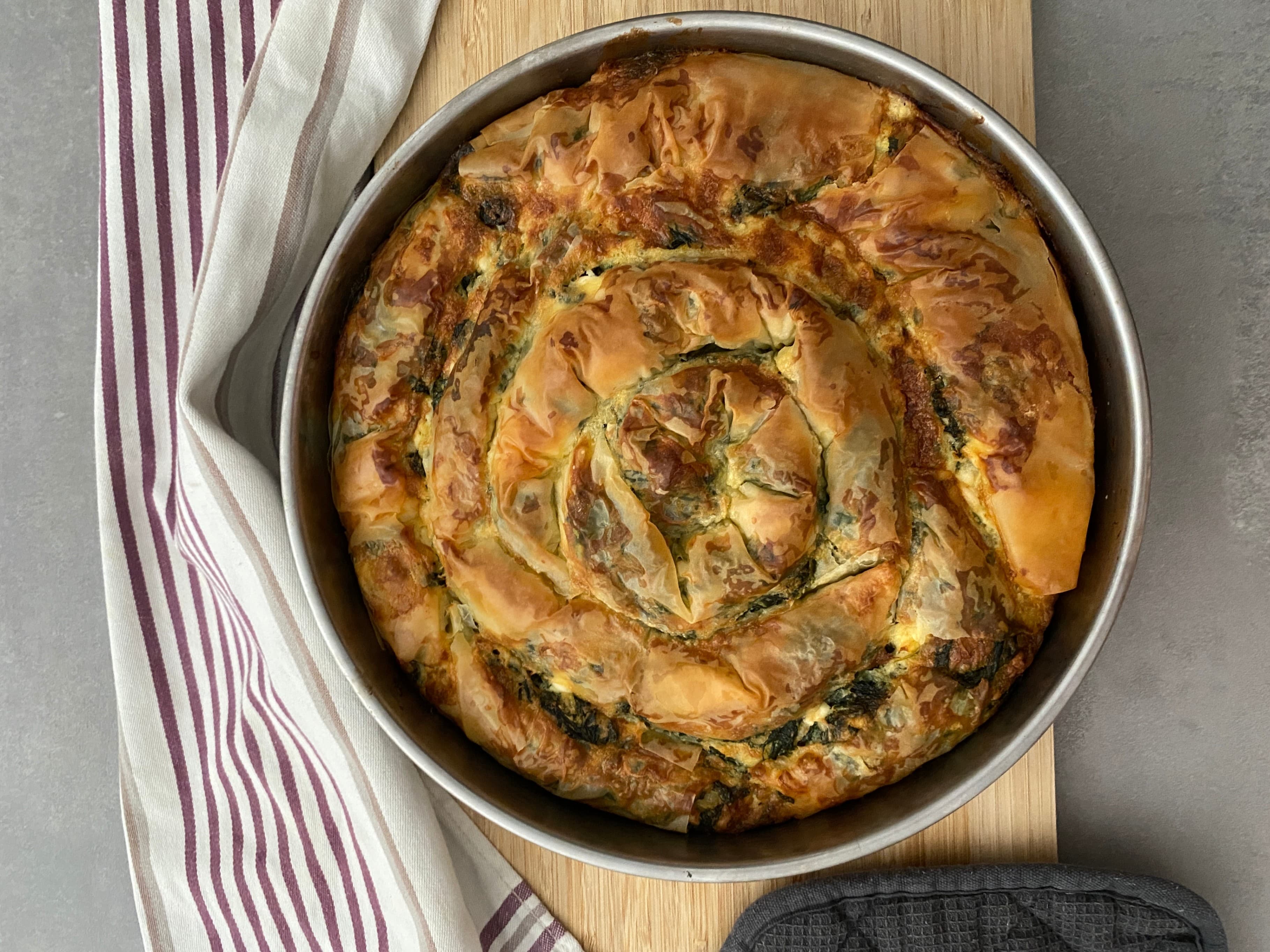 Spinach-Cheese BanitzaRecipe Image