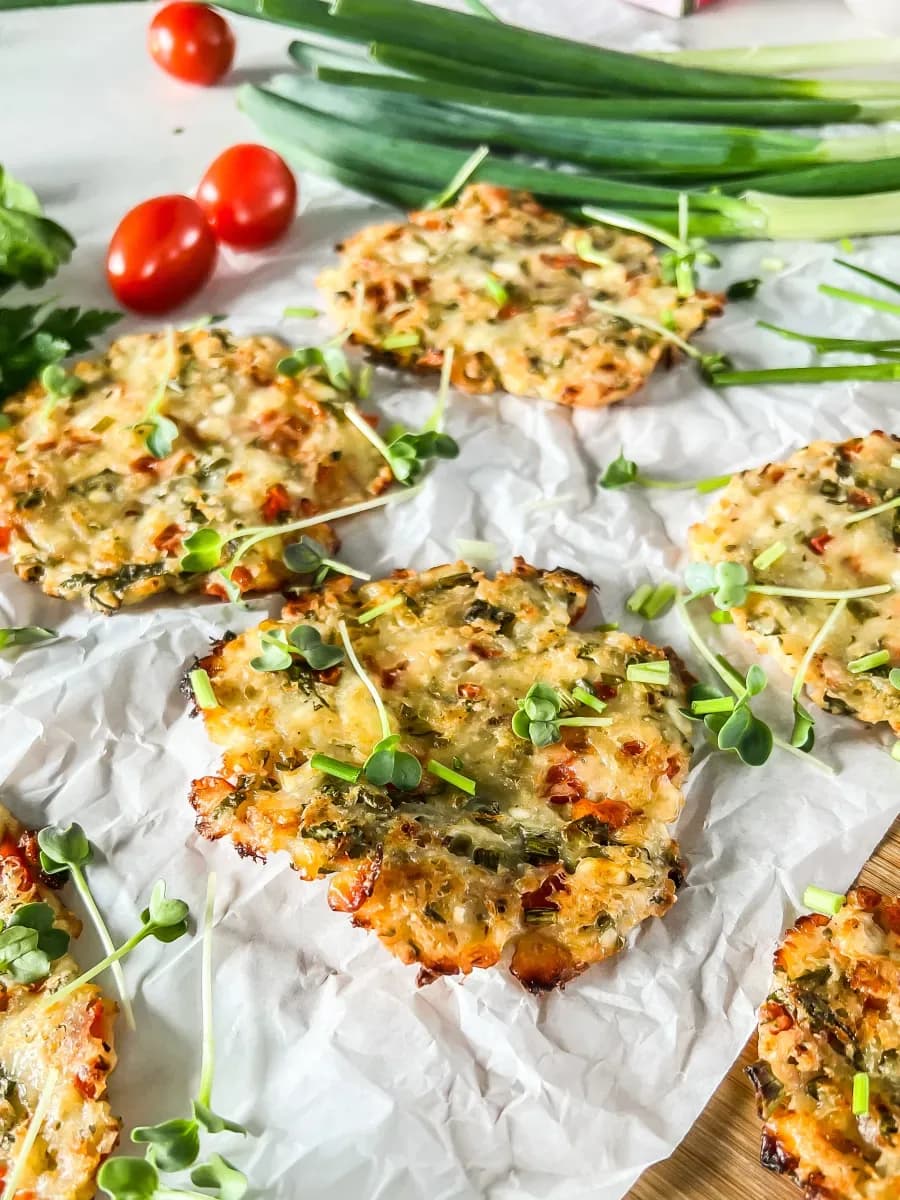 Hüttenkäsetaler aus dem OfenRecipe Image