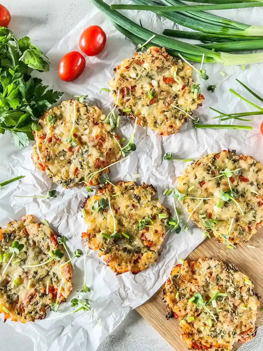 Hüttenkäsetaler aus dem OfenRecipe Image